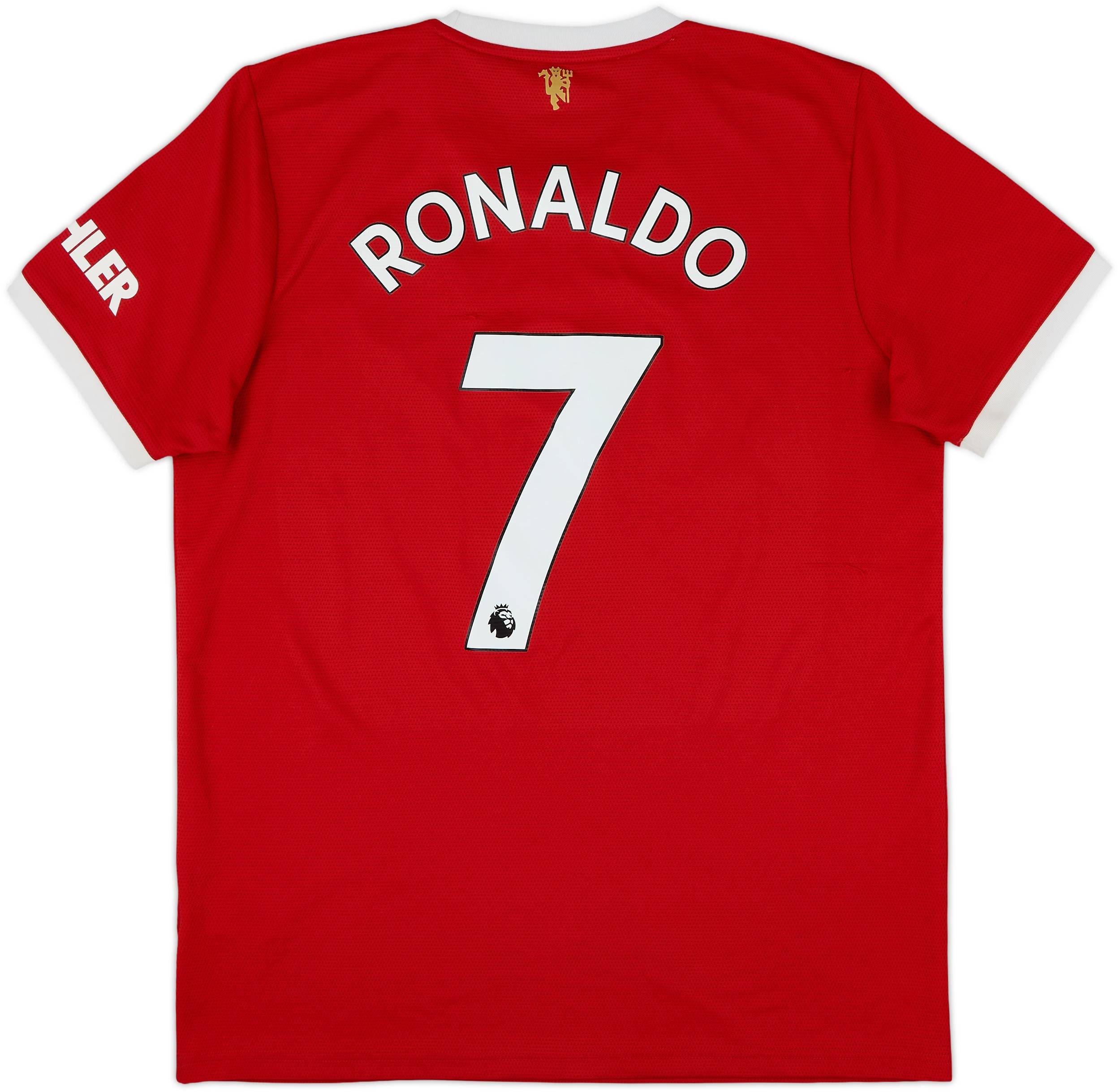 2021-22 Manchester United Home Shirt Ronaldo #7 - 8/10 - (L)