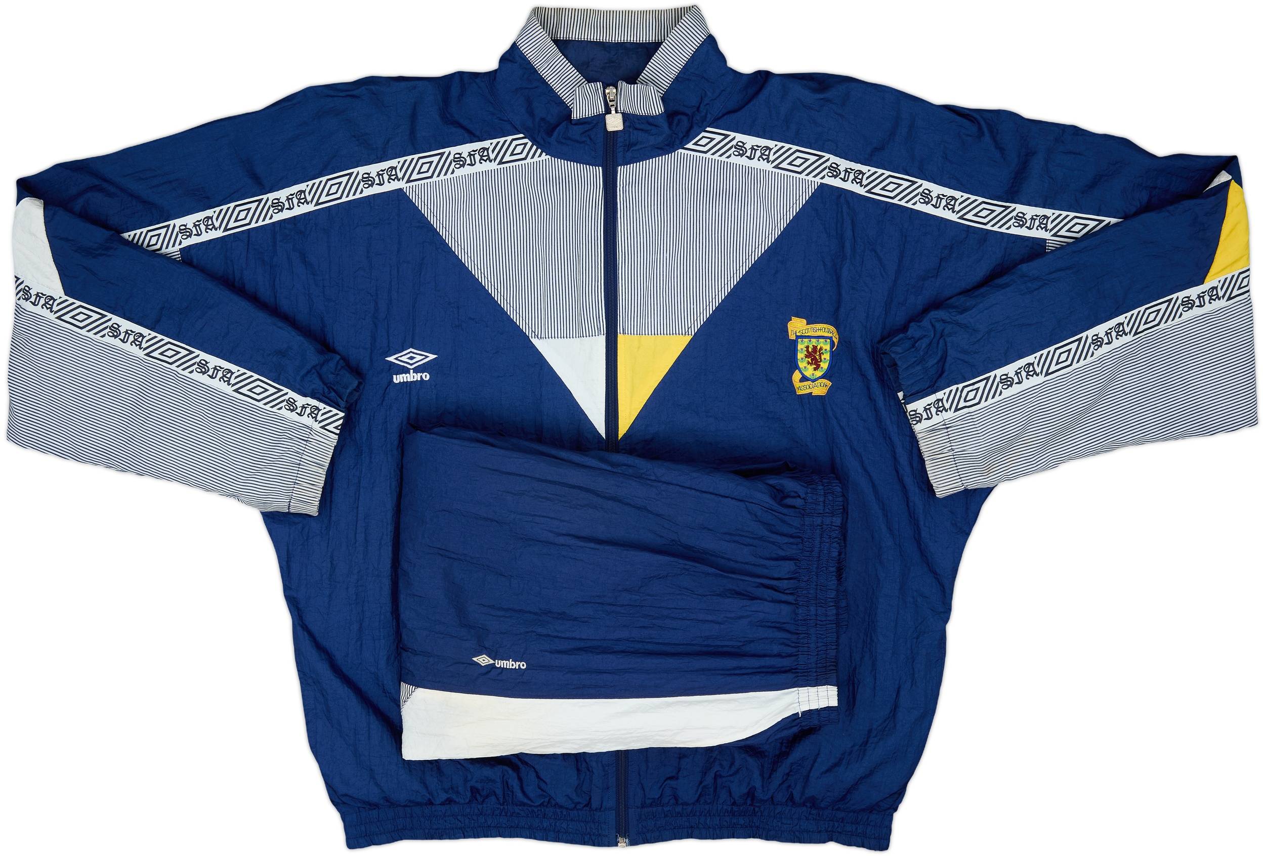 【90s】Umbro Scotland tracktop jacket 1990-92 Scotland Umbro Tracksuit - 8/10 - (XL)