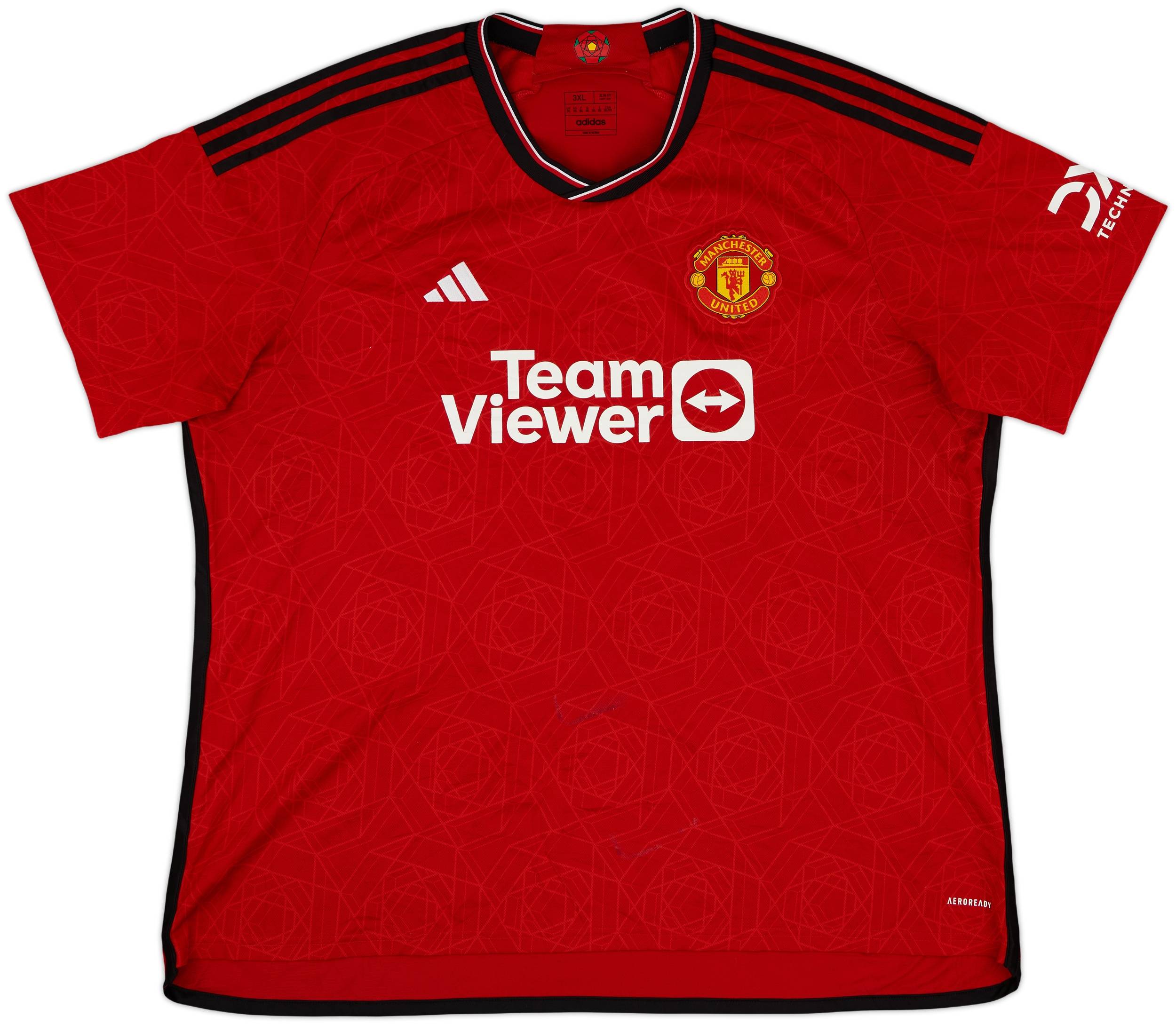 2023-24 Manchester United Home Shirt Martinez #6 - 7/10 - (3XL)