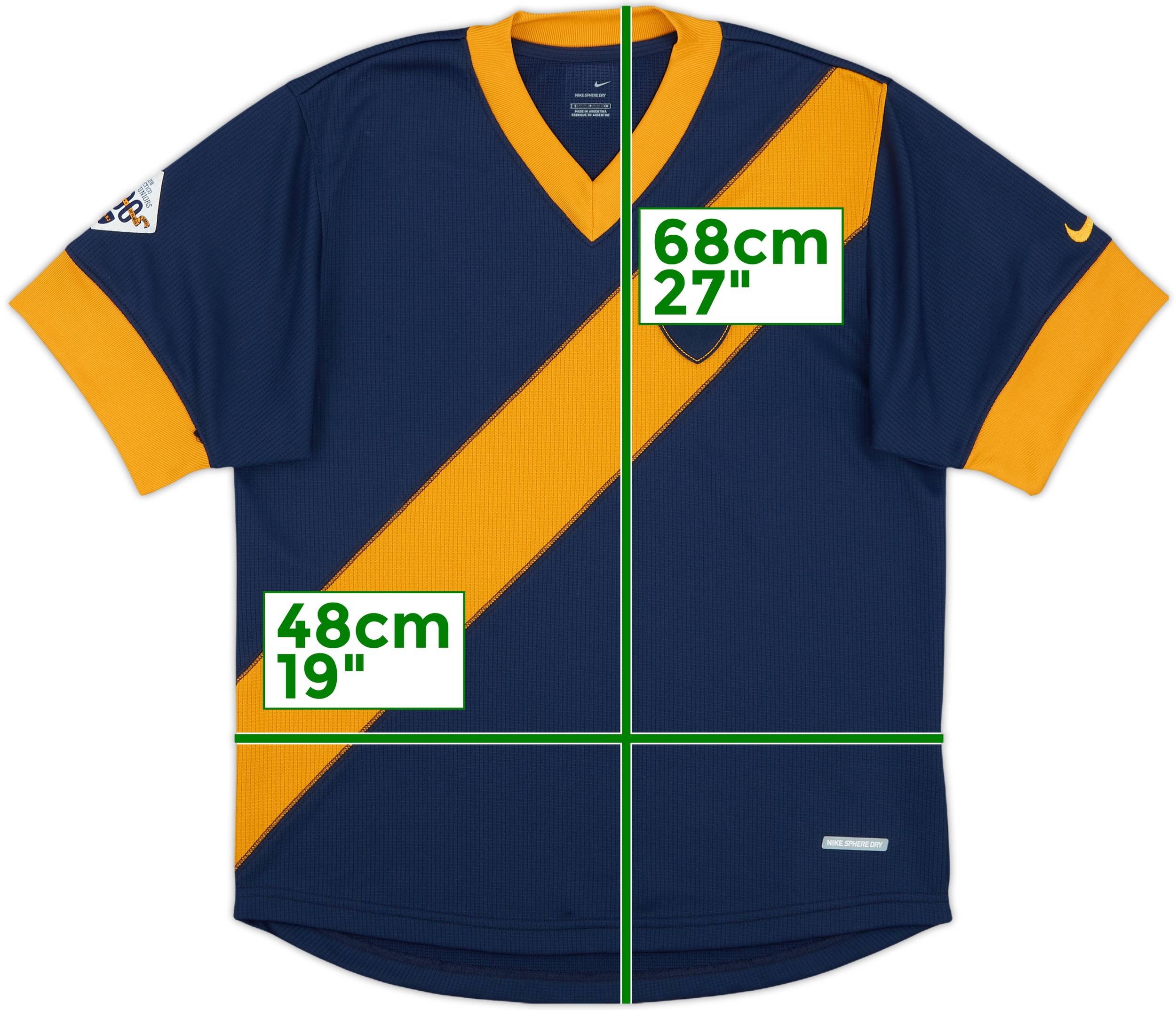 2004/05 Boca Juniors Home Jersey #9 Palermo XL Nike Soccer