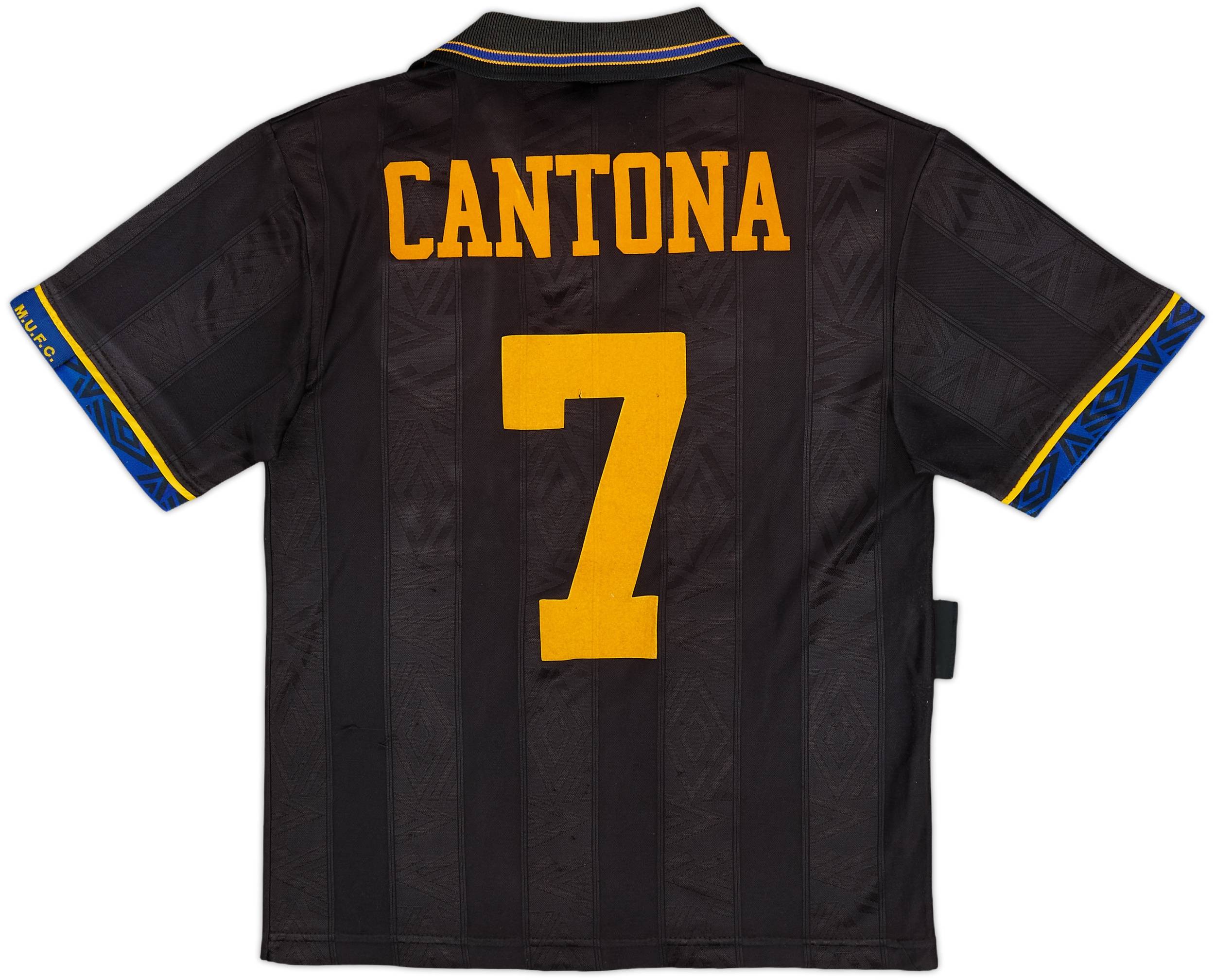1993-95 Manchester United Away Full Kit Cantona #7 - 8/10