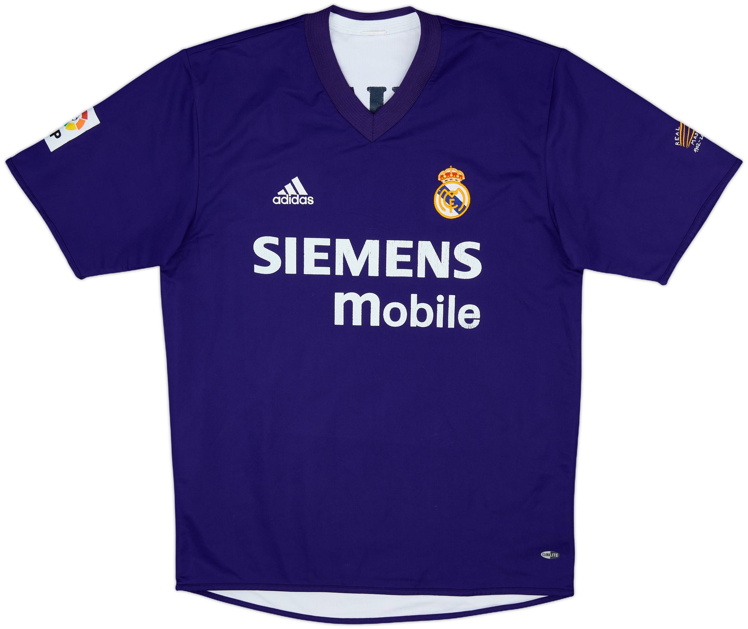 Real Madrid adidas シャツ SIEMENS mobile Vintage Real Madrid Shirt Siemens Mobile - Size Extra Large
