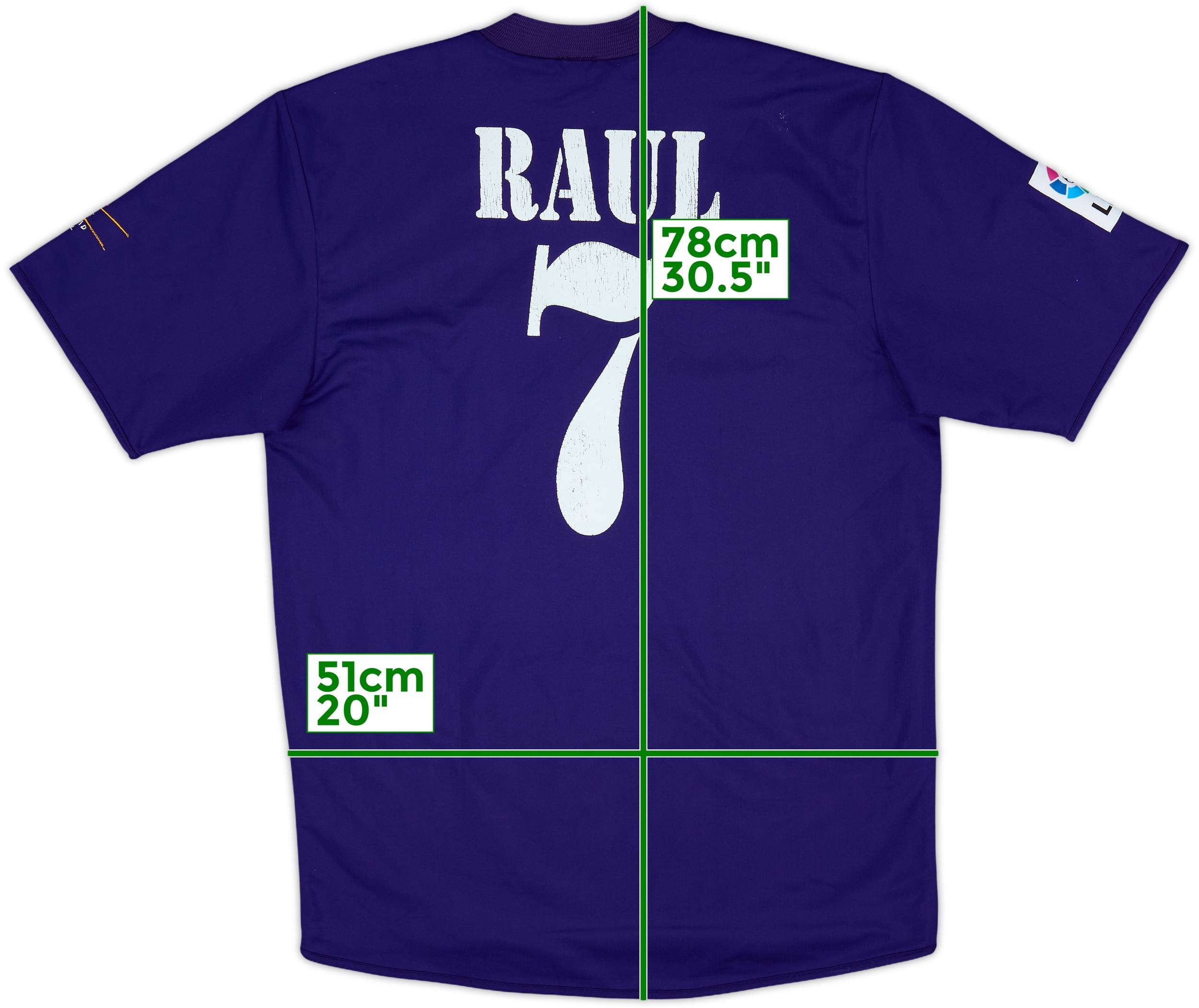 Real Madrid 02/03 100周年 RAUL 2002-03 Real Madrid Centenary Home Shirt Raul #7 - 4/10 - (S)