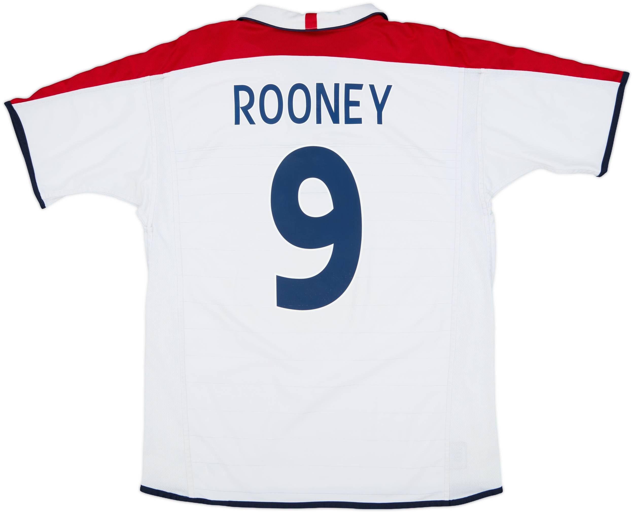 2003-05 England Home Shirt Rooney #9 - 6/10 - (L)