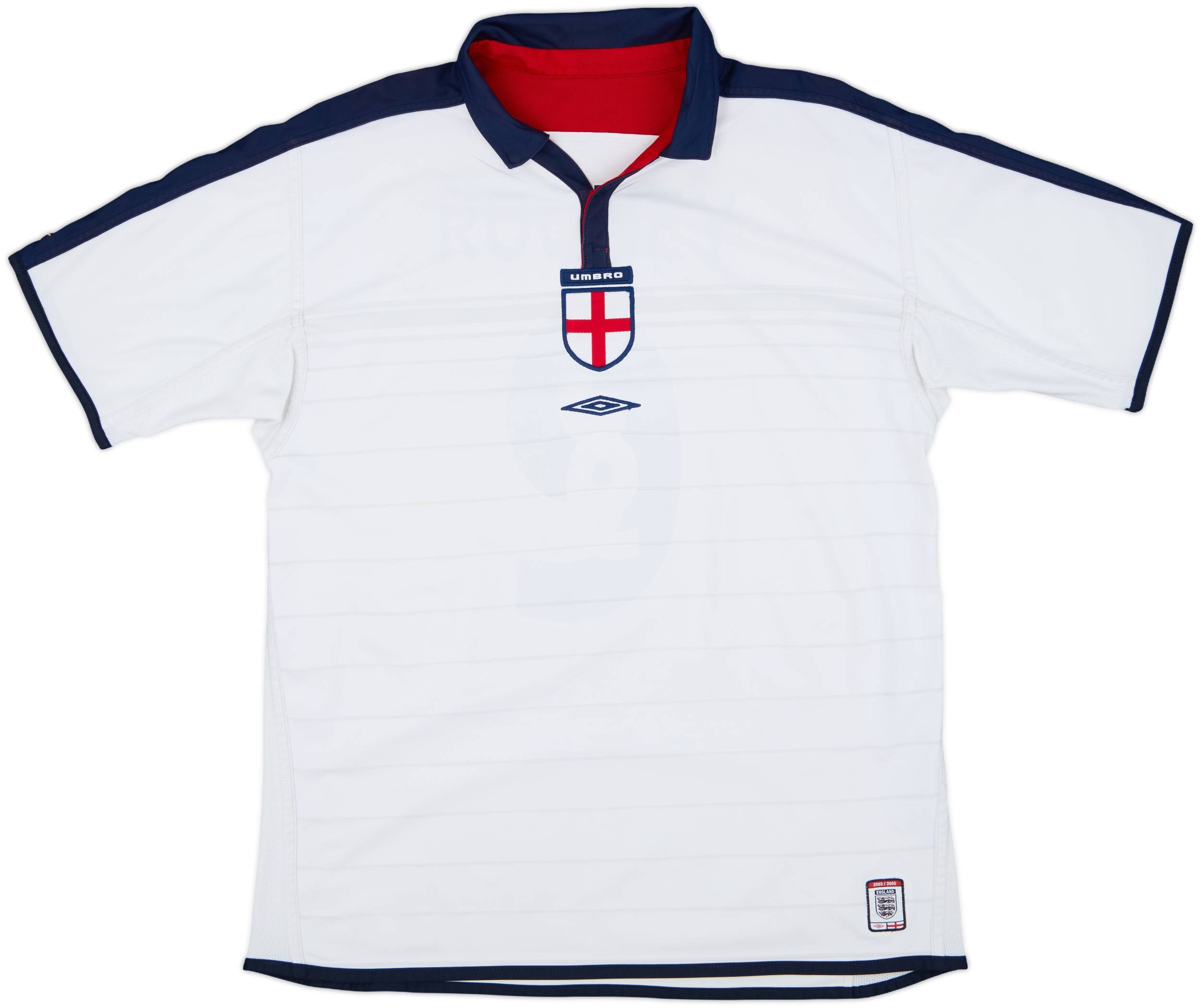 2003-05 England Home Shirt Rooney #9 - 6/10 - (L)