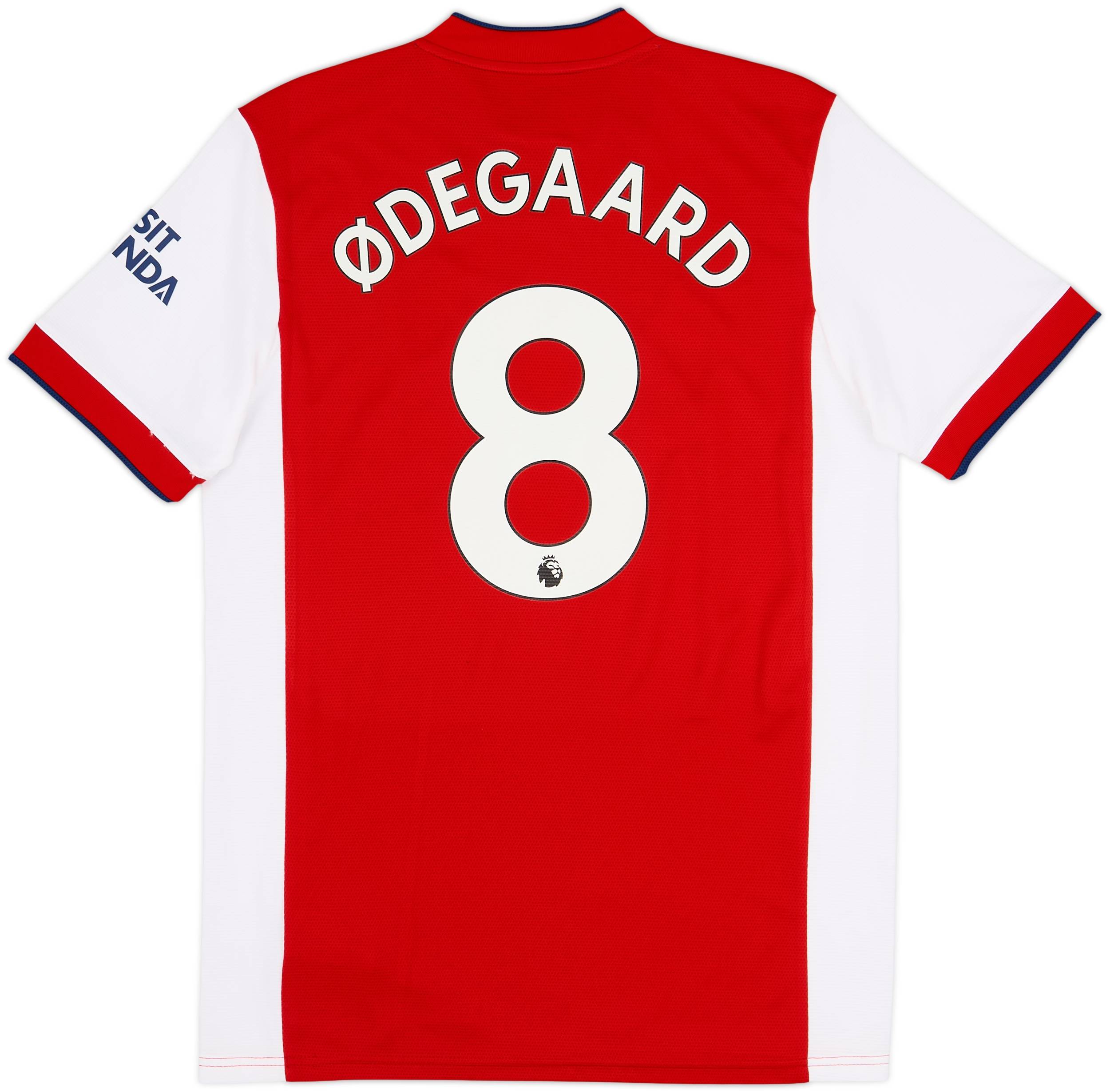 アーセナル ØDEGAARD新品 Mサイズ フルパッチ 2021-22 Arsenal Home Shirt Odegaard #8 (M)