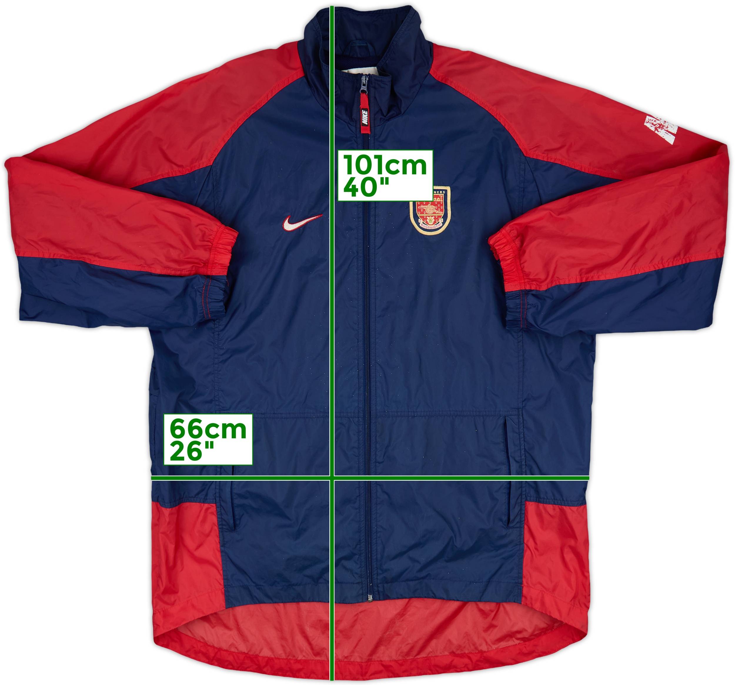 1998-99 Arsenal Nike Rain Coat - 7/10 - (XXL)