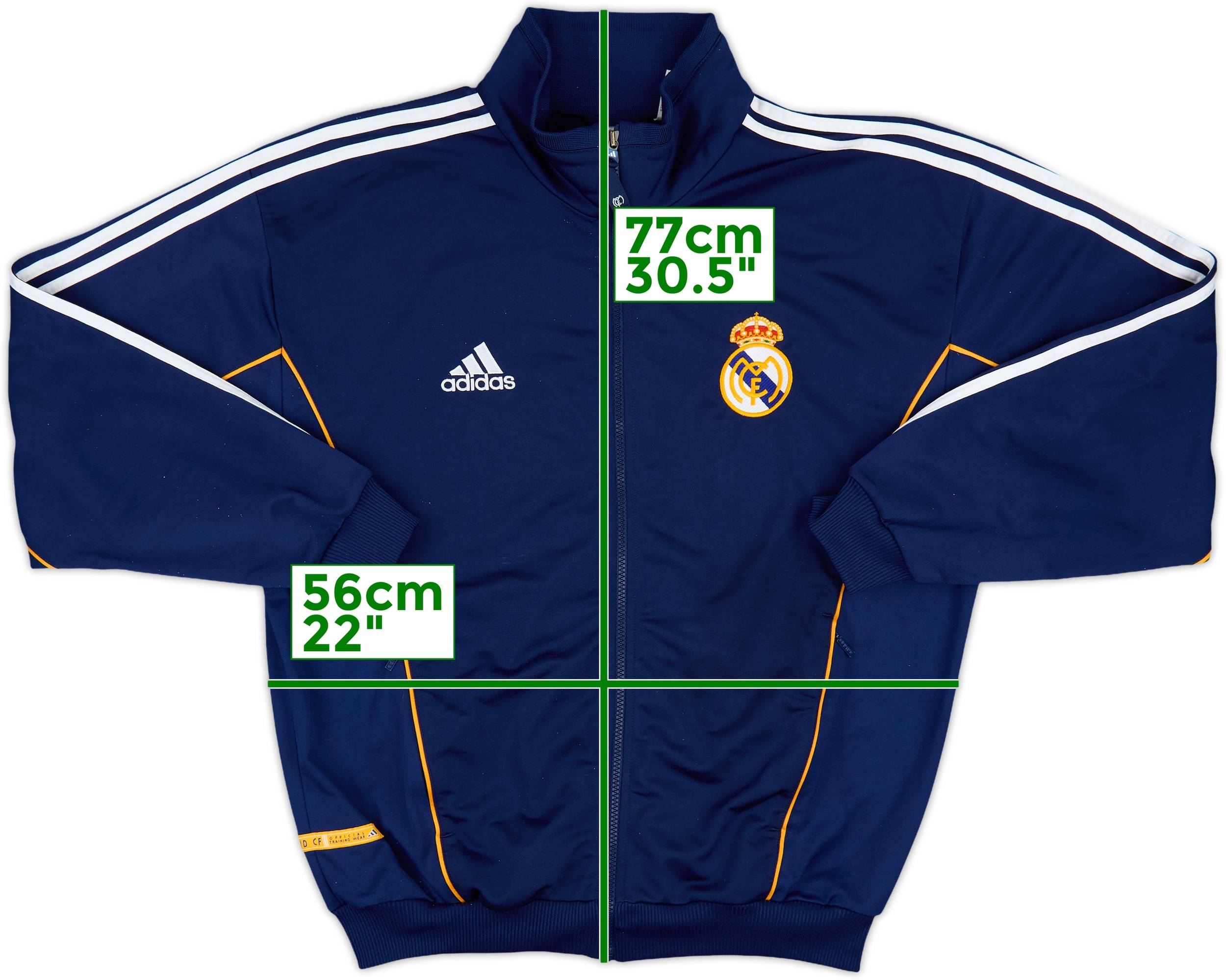 00's Real Madrid adidas Track Jacket 古着 1999-00 Real Madrid adidas Track Jacket - 10/10 - (M/L)