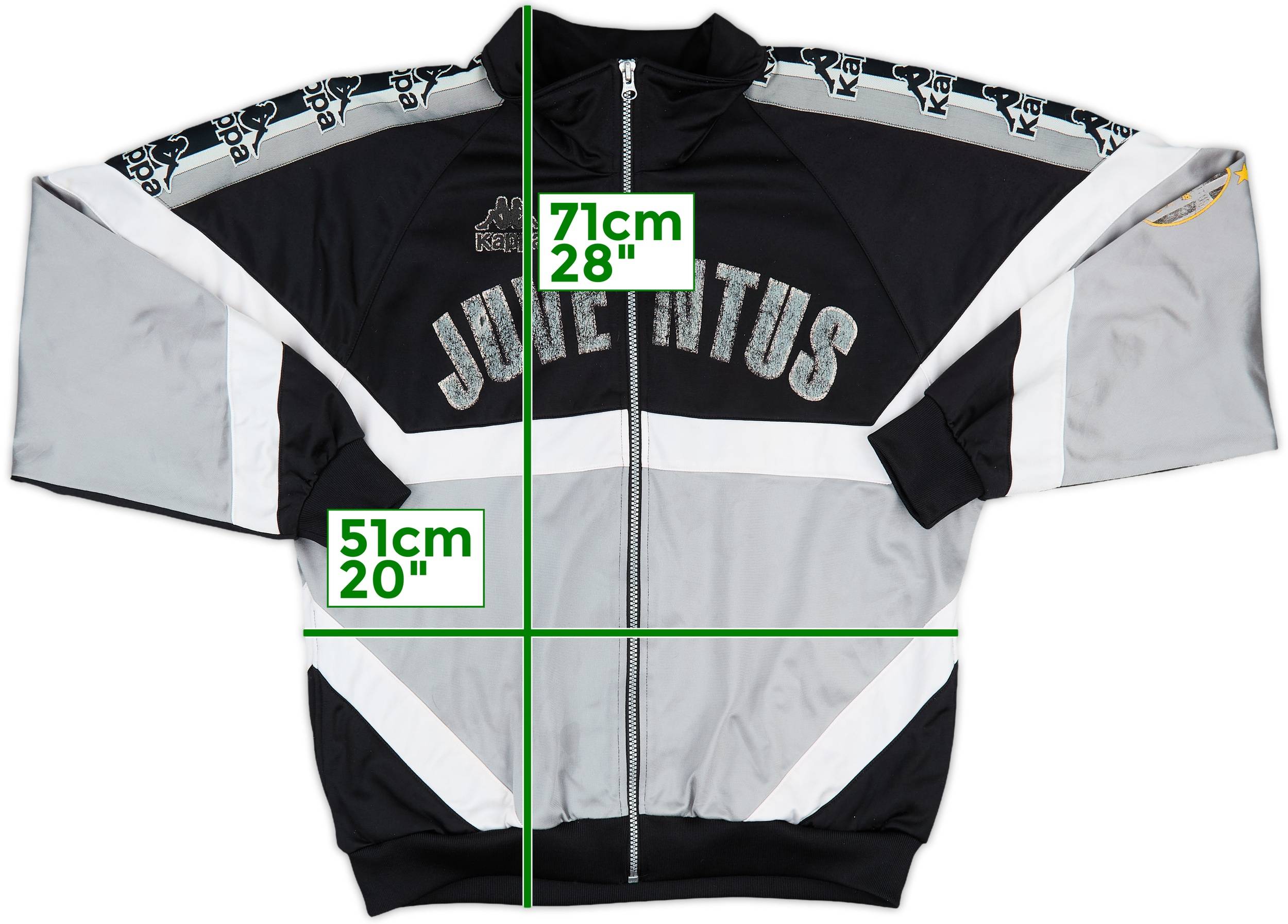 Kappa 94/95”JUVENTUS ウィンドジャケット。 1994-95 Juventus Kappa Track Jacket - 5/10 - (M)