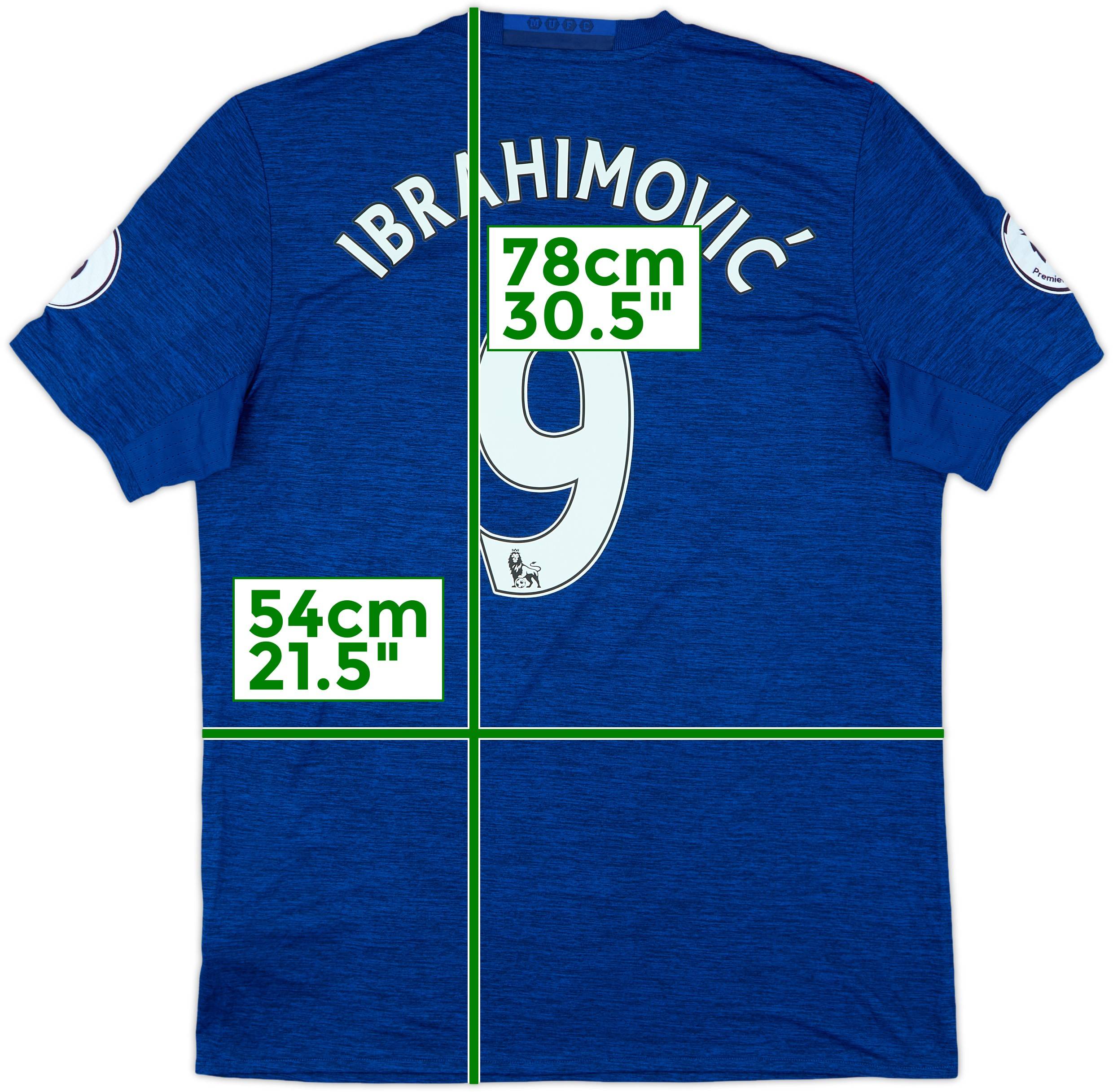 2016-17 Manchester United Away Shirt Ibrahimovic #9 (L)