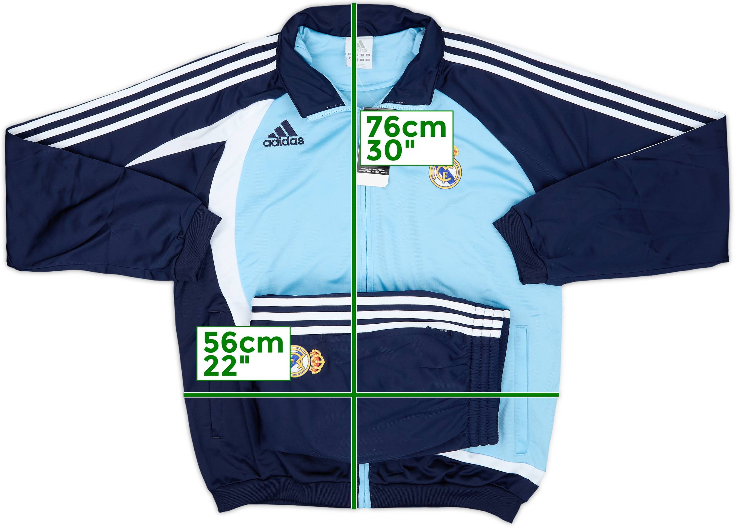 2007-08 Real Madrid adidas Full Tracksuit (L)