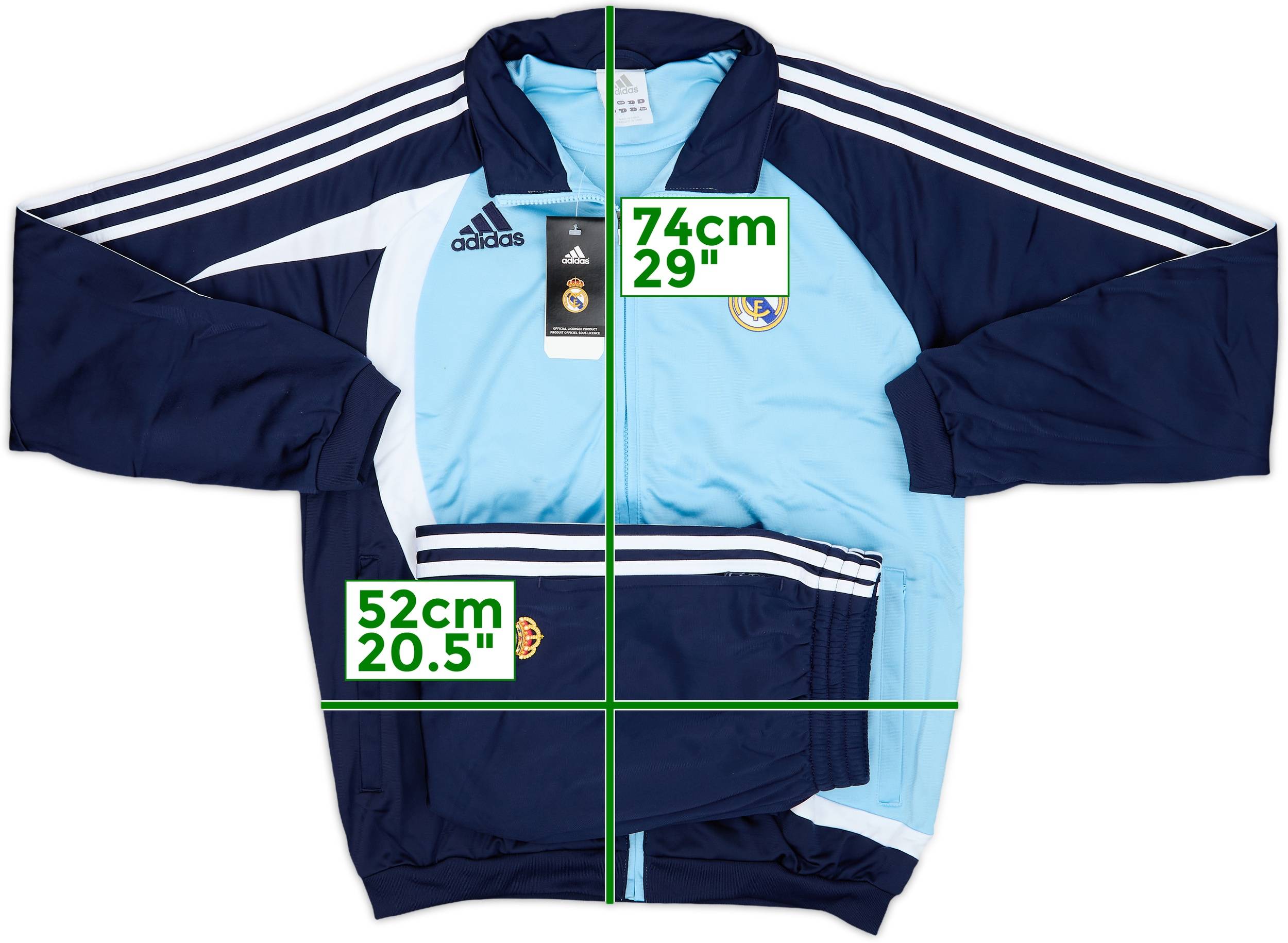 2007-08 Real Madrid adidas Tracksuit (M)