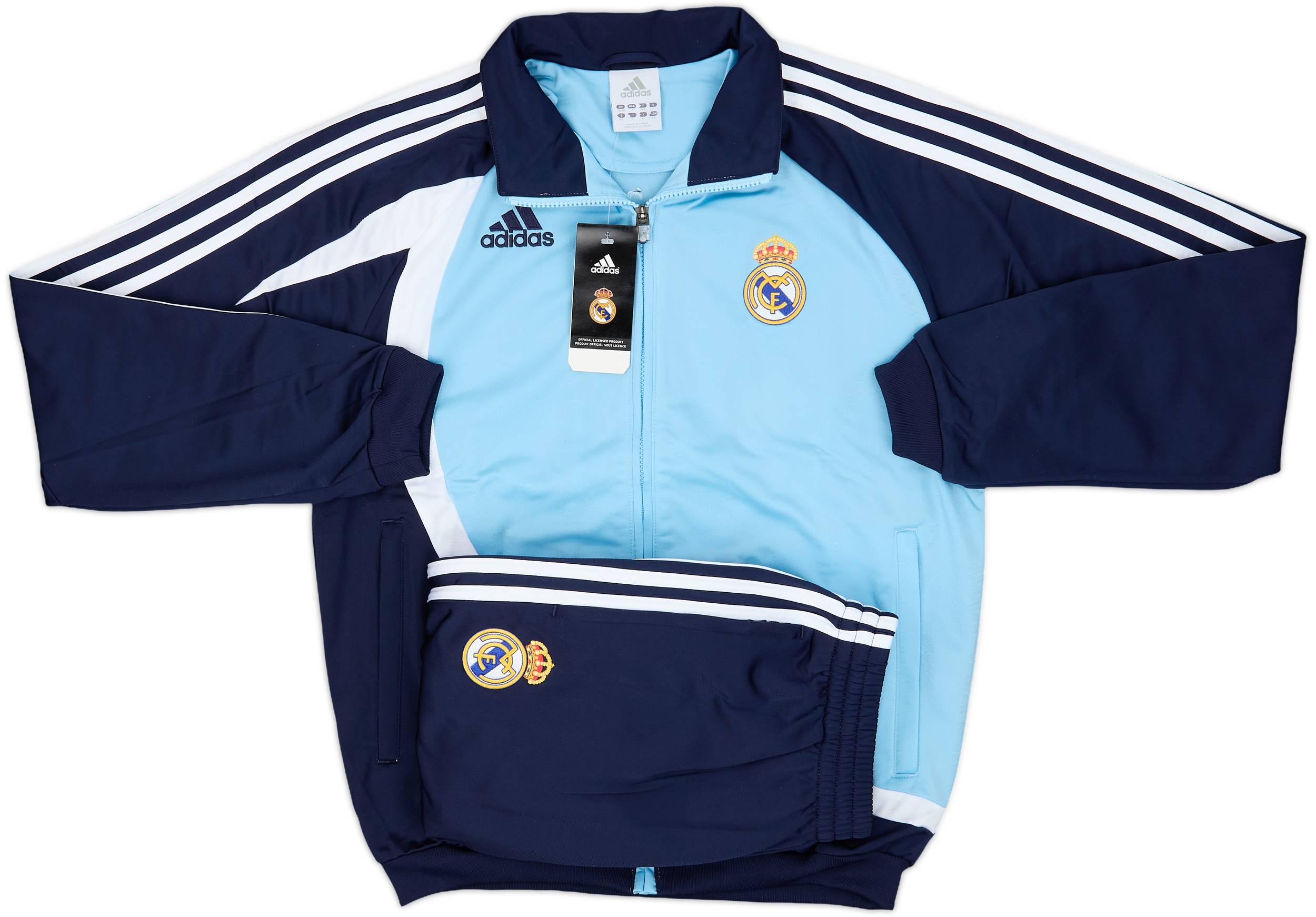 ADIDAS Real Madrid Originals 上下Sサイズ 2007-08 Real Madrid adidas Full Tracksuit (S)