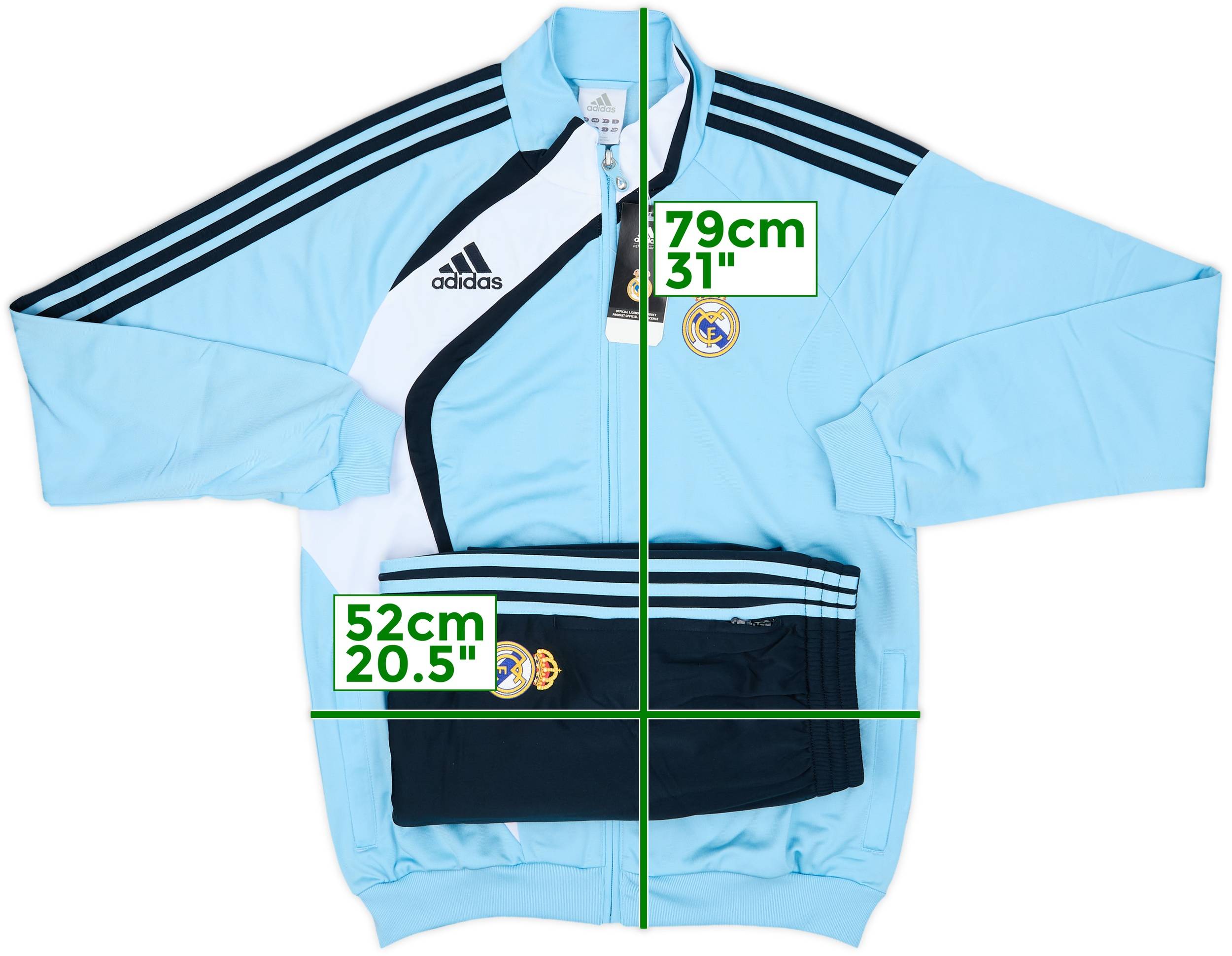 2009-10 Real Madrid adidas Full Tracksuit (S)