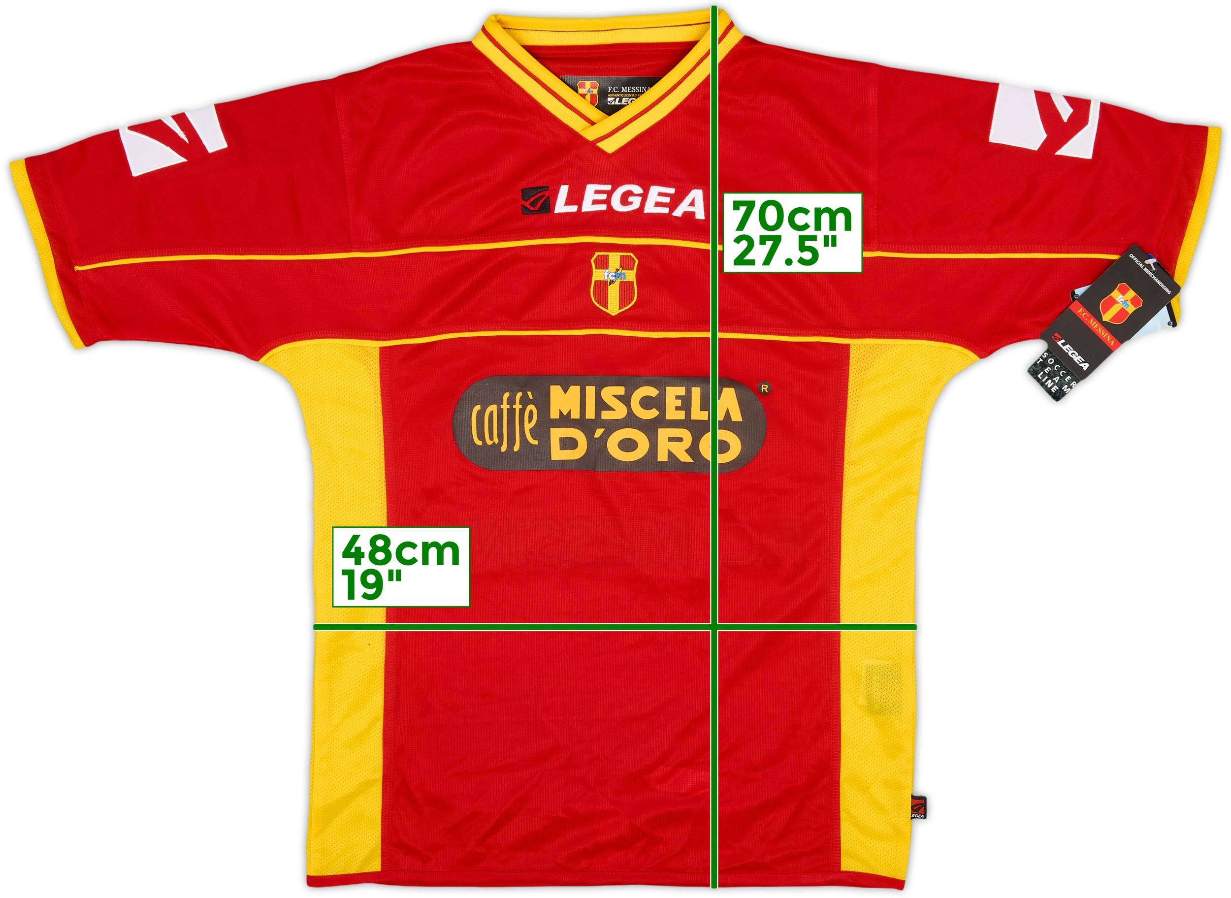 2005-06 Messina Legea Training Shirt (S)