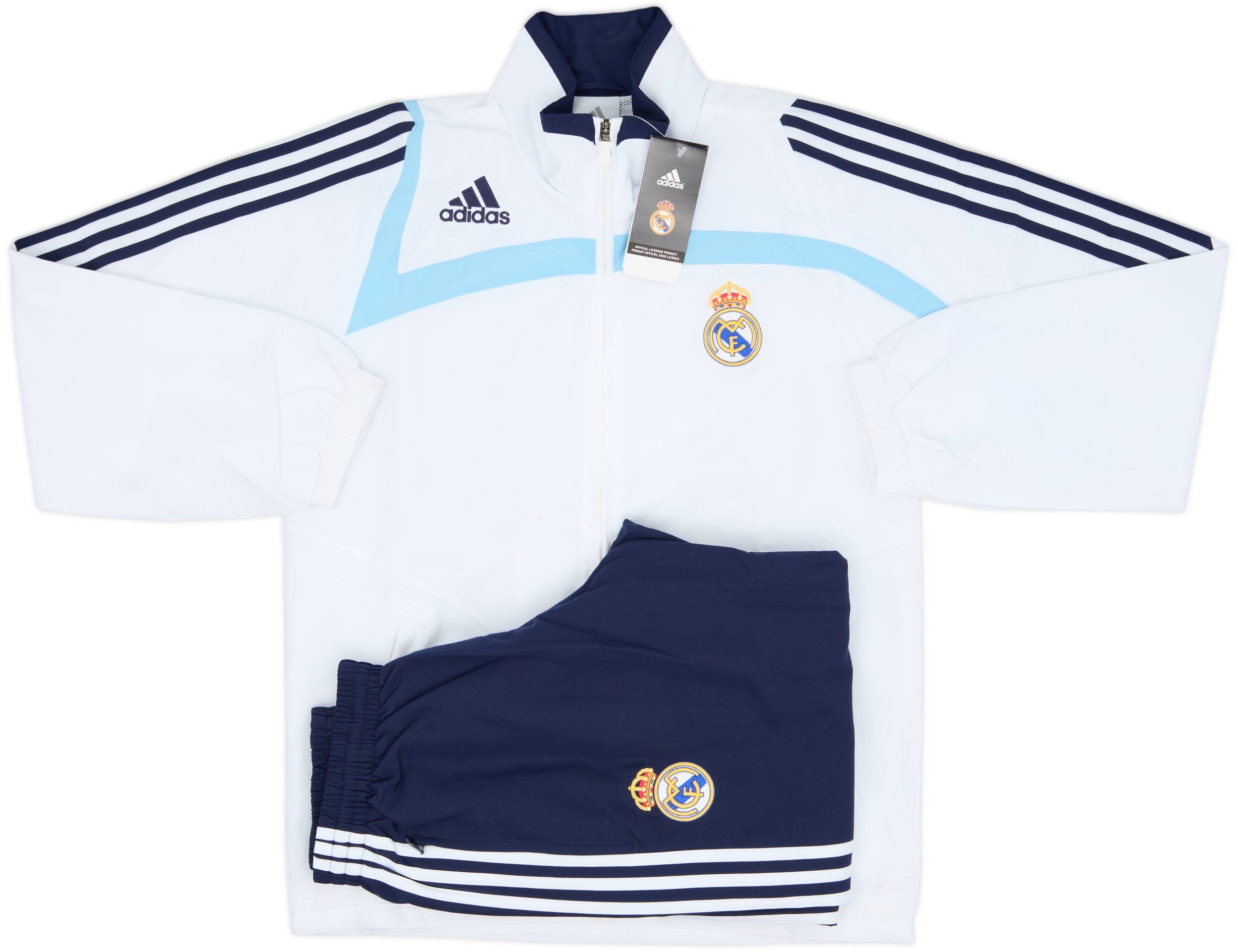 2007-08 Real Madrid adidas Full Tracksuit (XL.Boys)