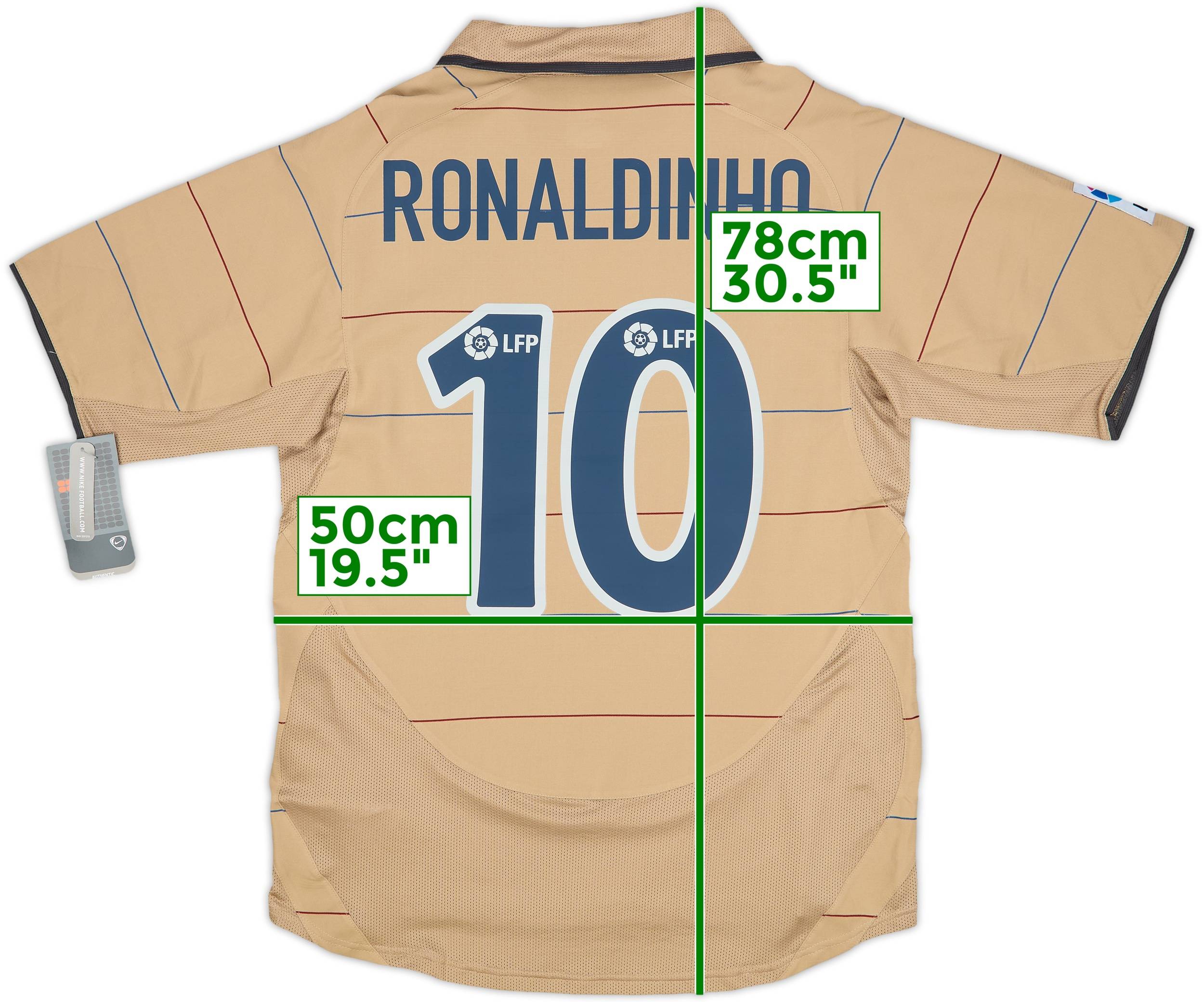 FCバルセロナ RONALDINHO 10 シャツ - メルカリ