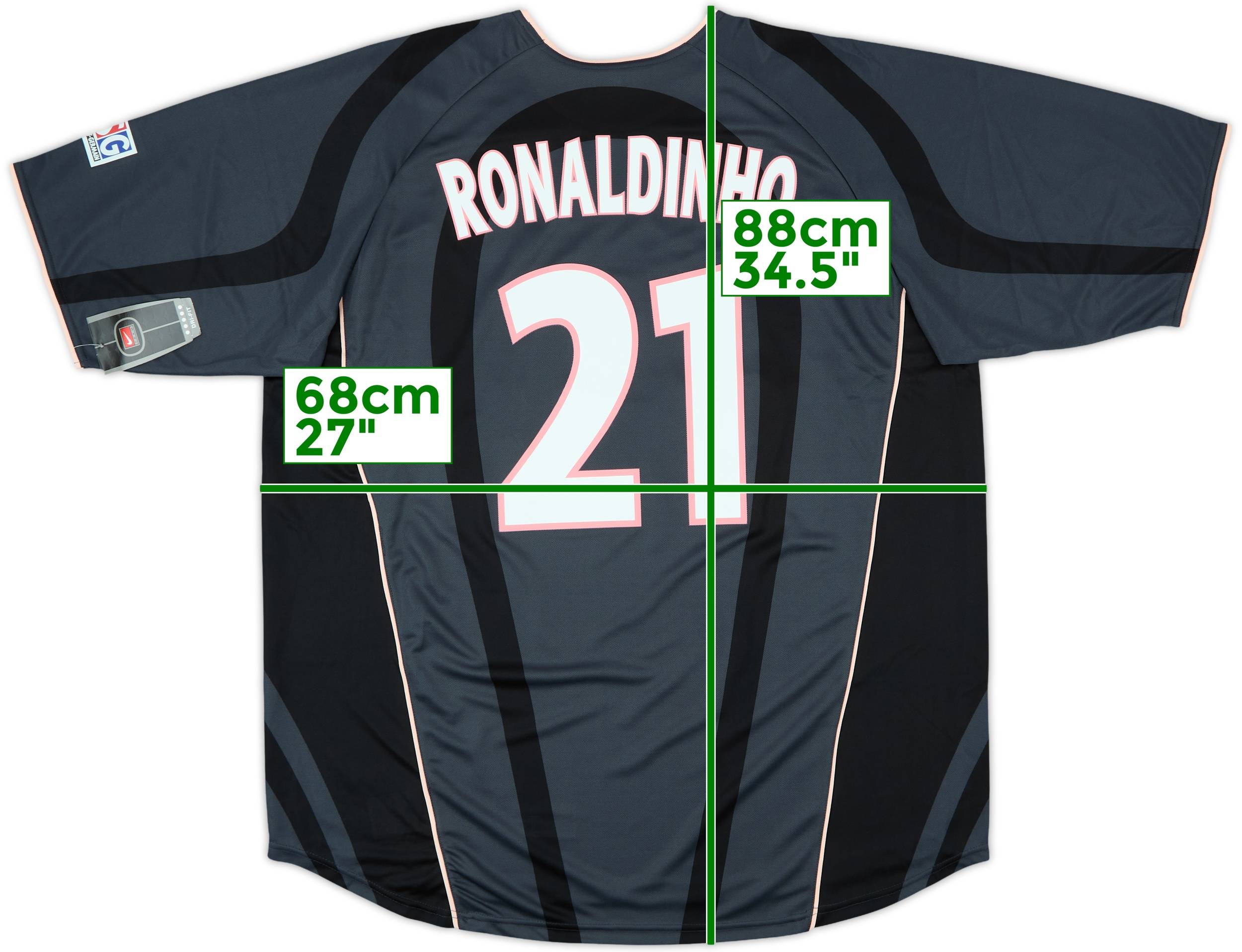 Nike PSG RONALDINHO ユニフォーム　2001 PSG Re-Releases Iconic Nike 2001-02 
