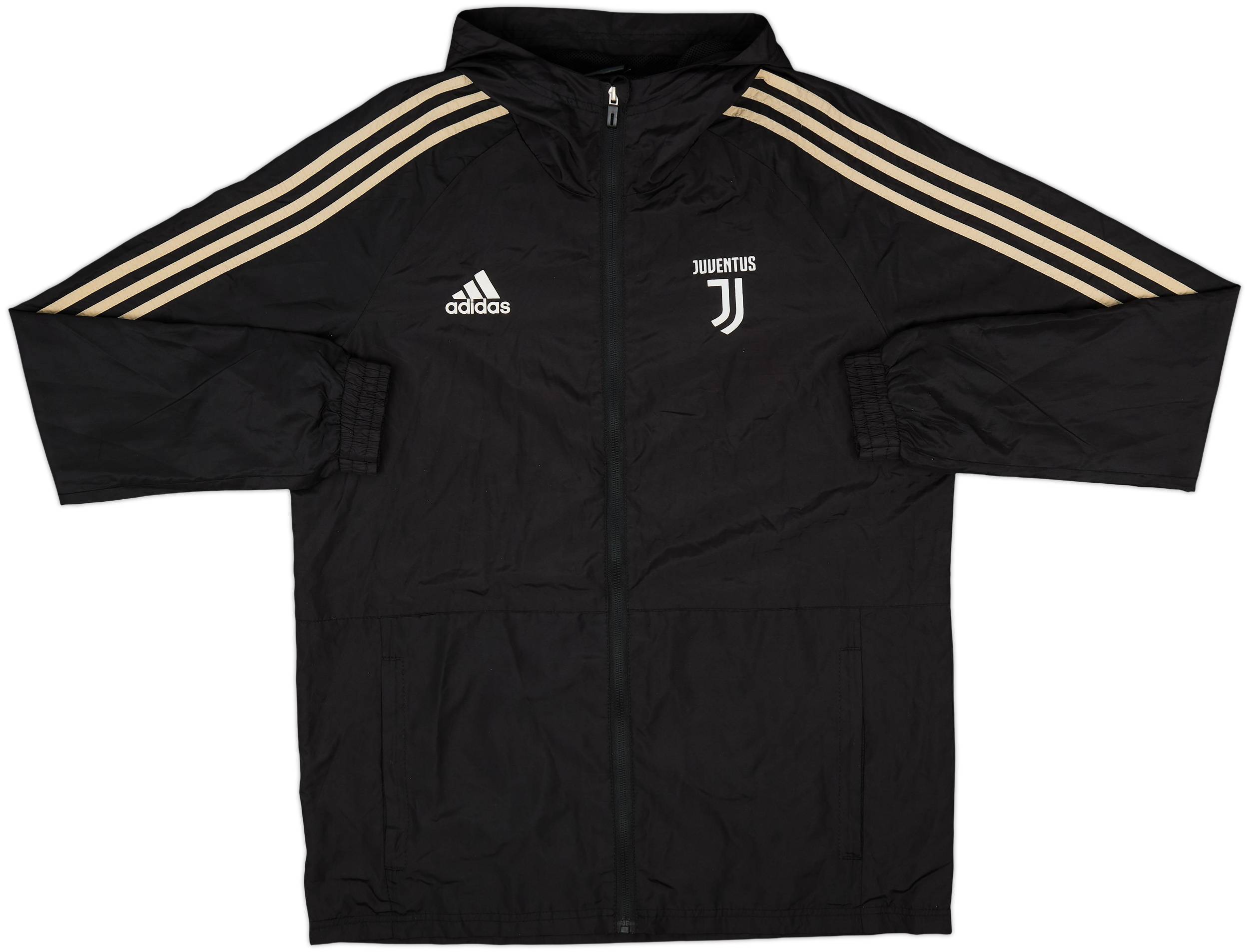 2018-19 Juventus adidas Hooded Rain Jacket - 8/10 - (XL)