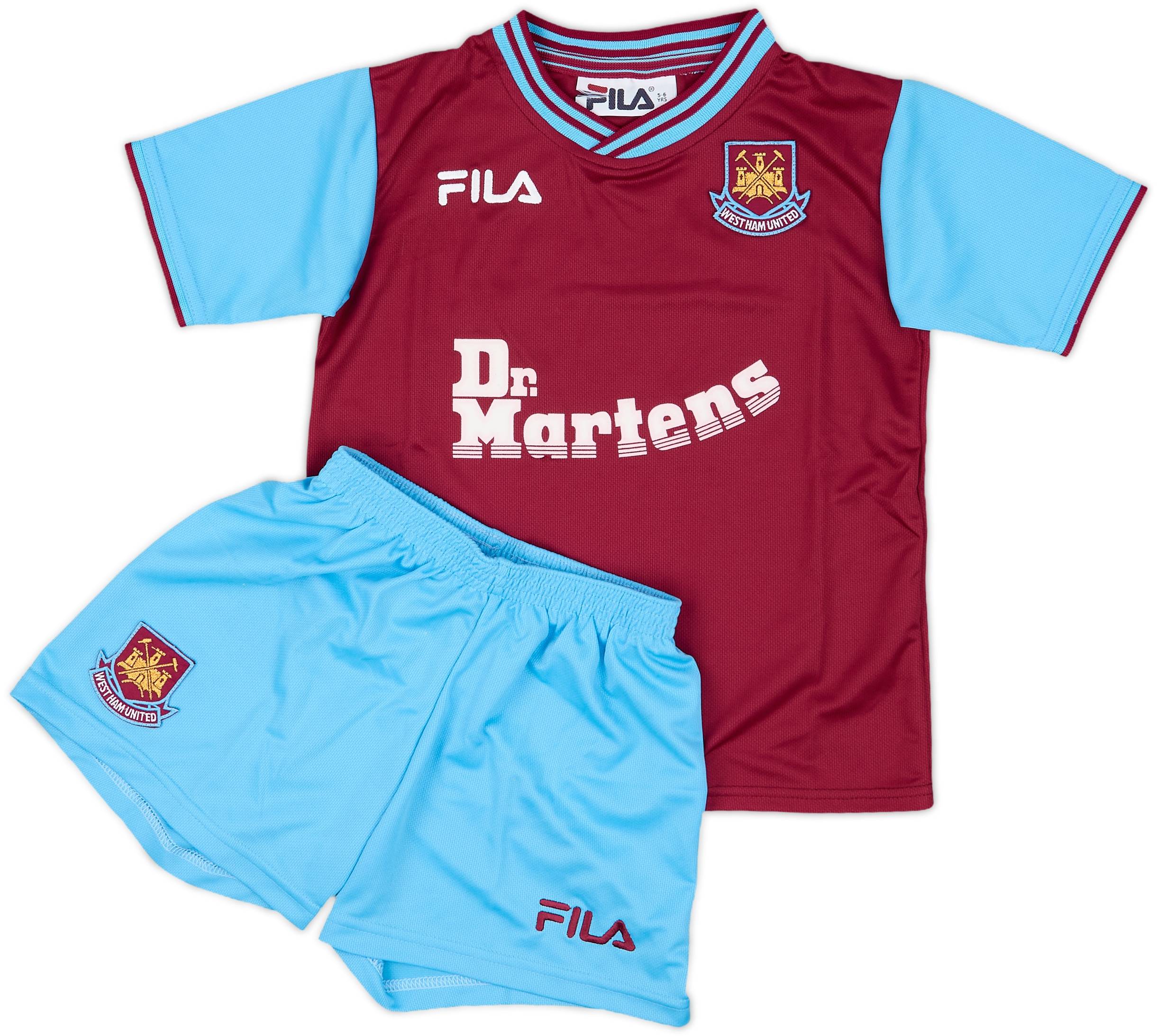 FILA West Ham United シャツ 2001-03 West Ham Home Shirt - 9/10 - (5-6 Years)