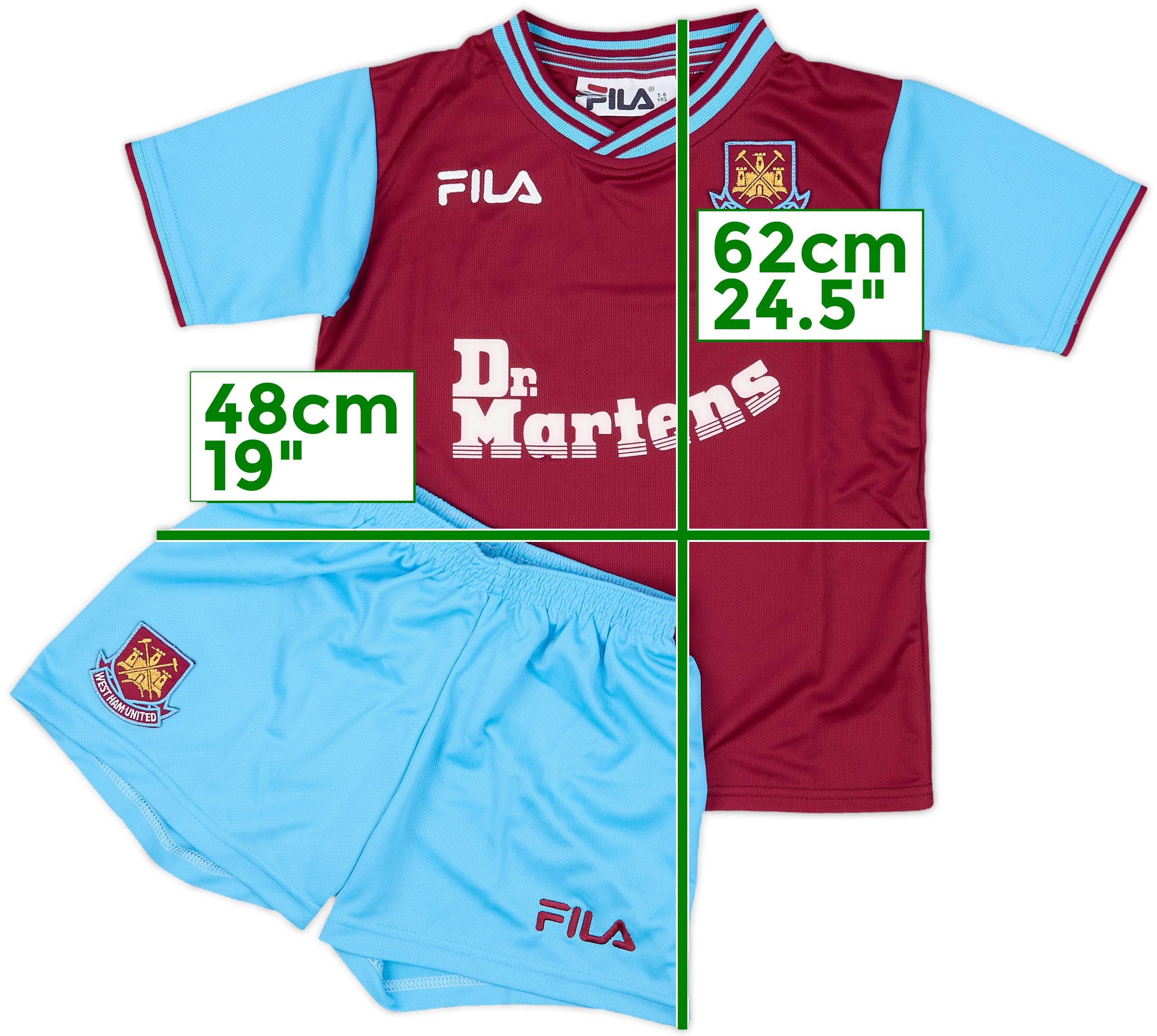 2001-03 West Ham Home Shirt - 9/10 - (5-6 Years)