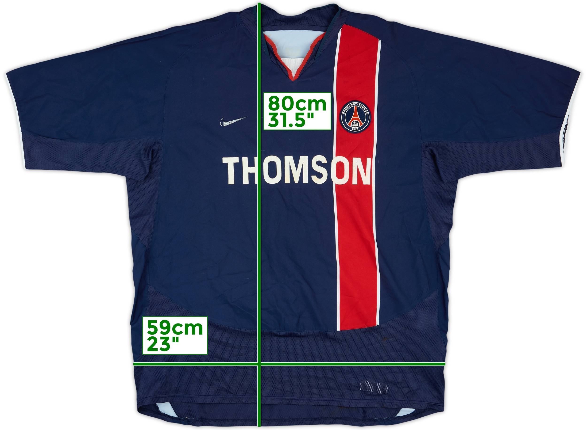 2003-04 Paris Saint-Germain Home Shirt - 5/10 - (XL)