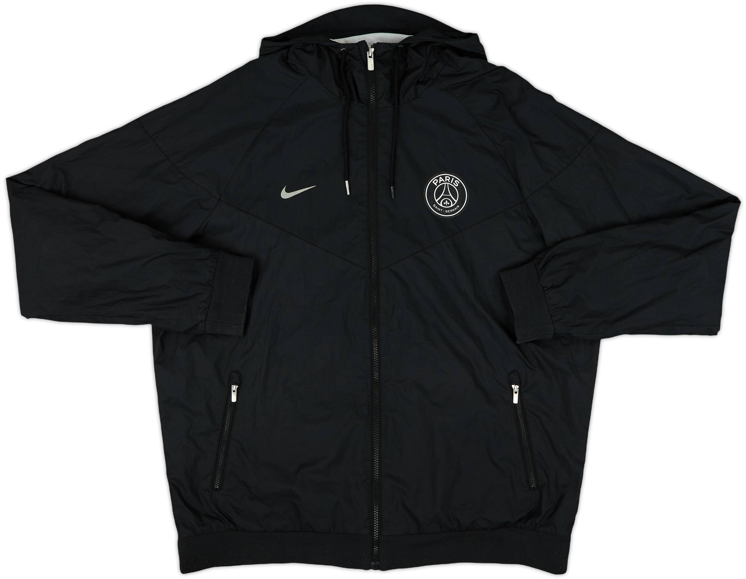 2016-17 Paris Saint-Germain Nike Hooded Track Jacket - 8/10