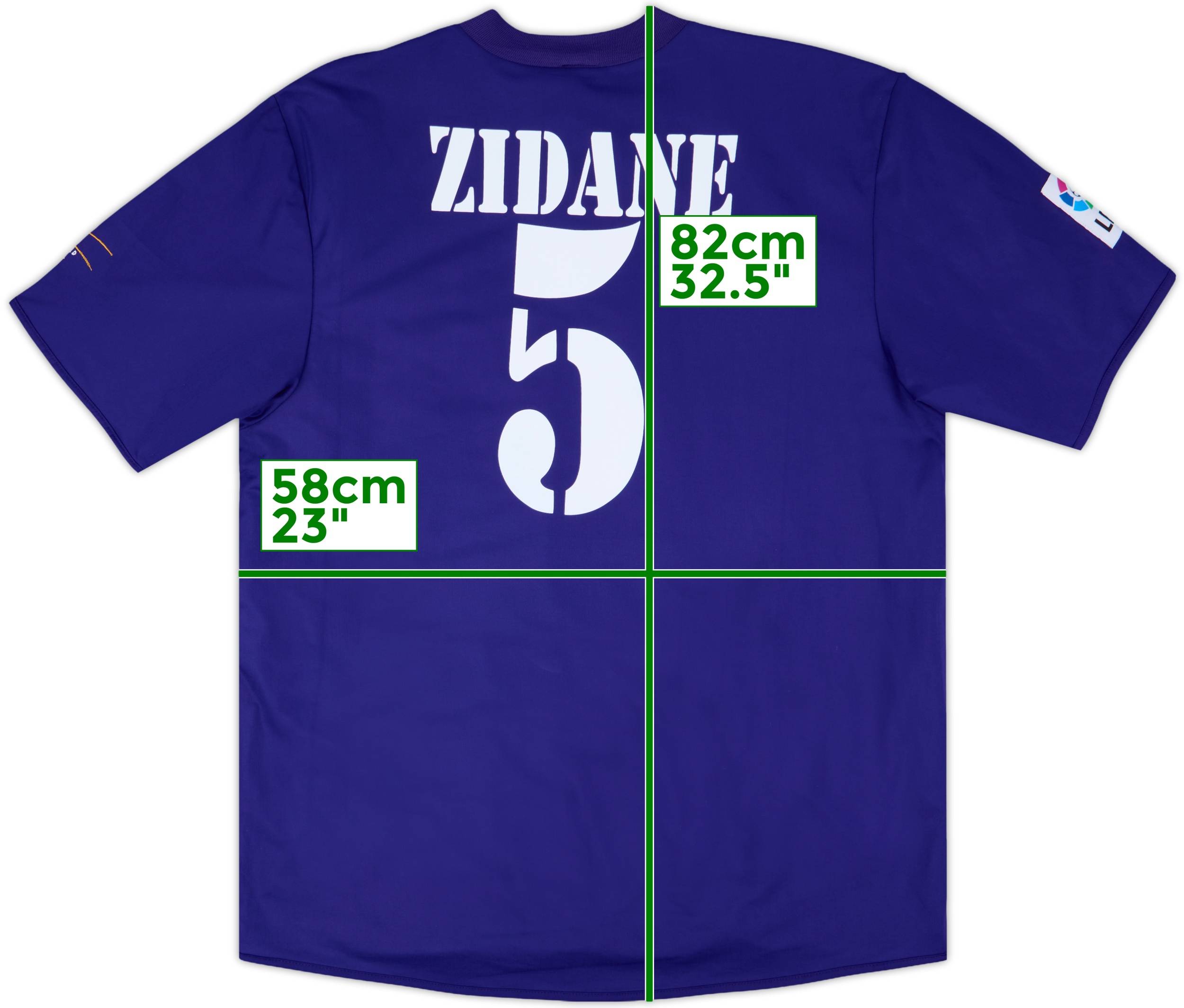 2001 Real Madrid Third Shirt Zidane #5 (XL)