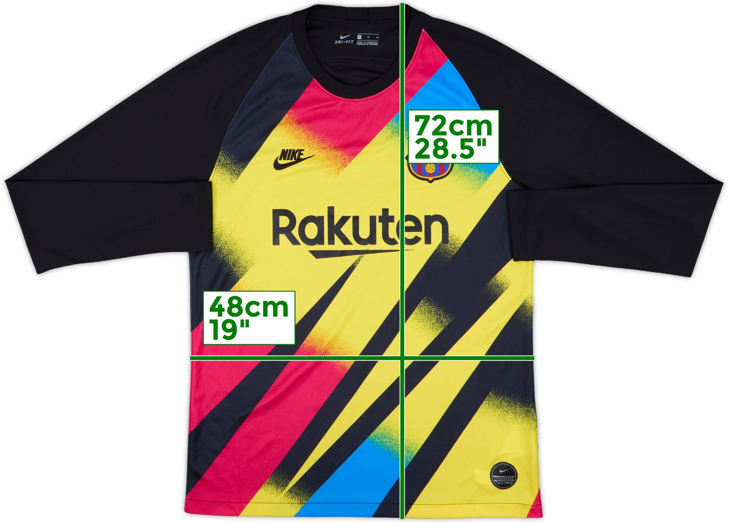 オリジナル 2019-20 (M) - 10/10 - Shirt GK Barcelona Clothing