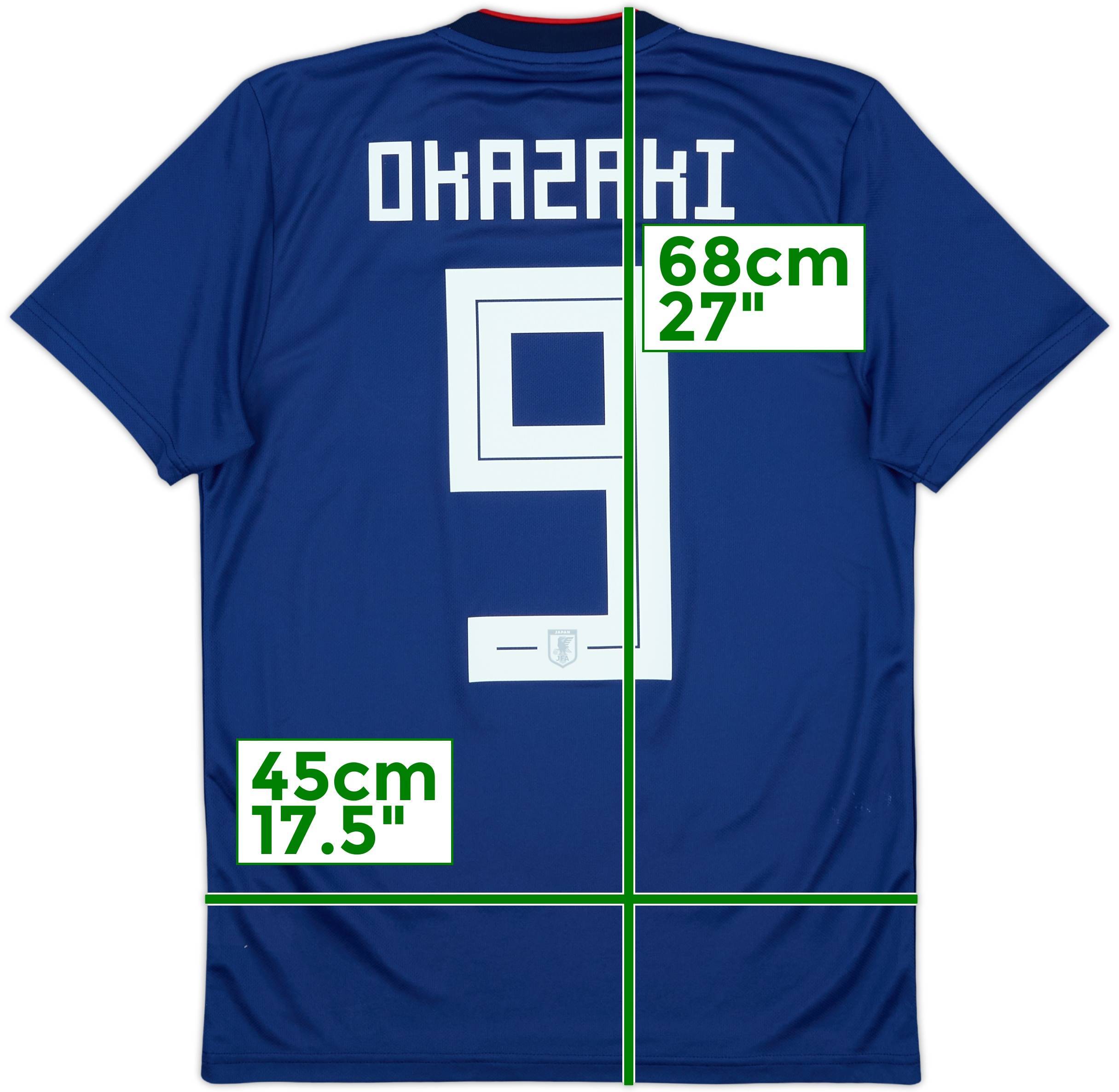 サマーセール ミニグランド バンドル - #9 Okazaki Shirt Home Japan 2018-19 8/10 (XS) - スポーツ選手