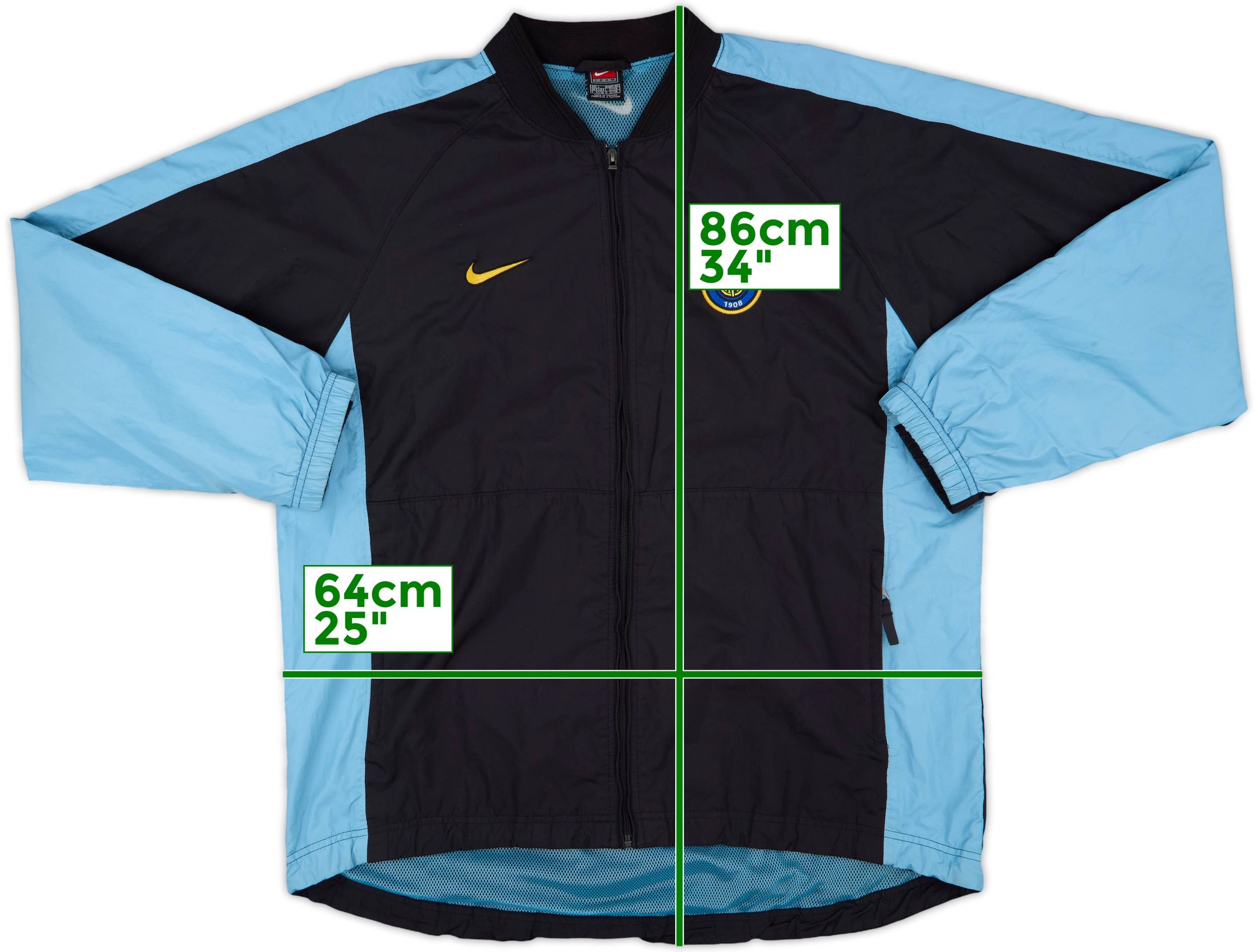 誕生日プレゼント 1999-00 Inter Milan Nike Track Jacket - 8/10 - (L) 額縁