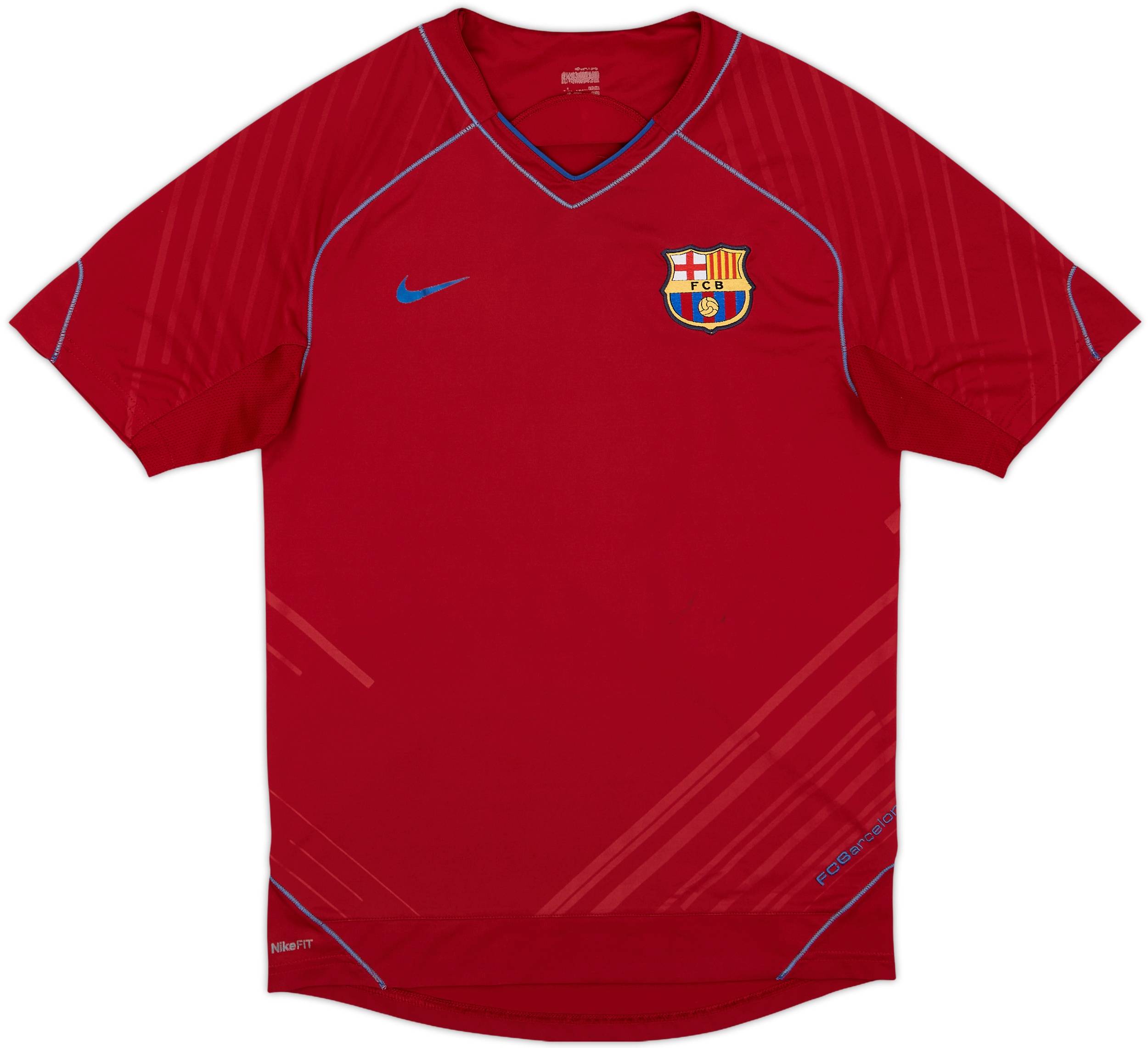 New XL Nike FC Barcelona 2015 3rd Kit Blue Soccer Jersey