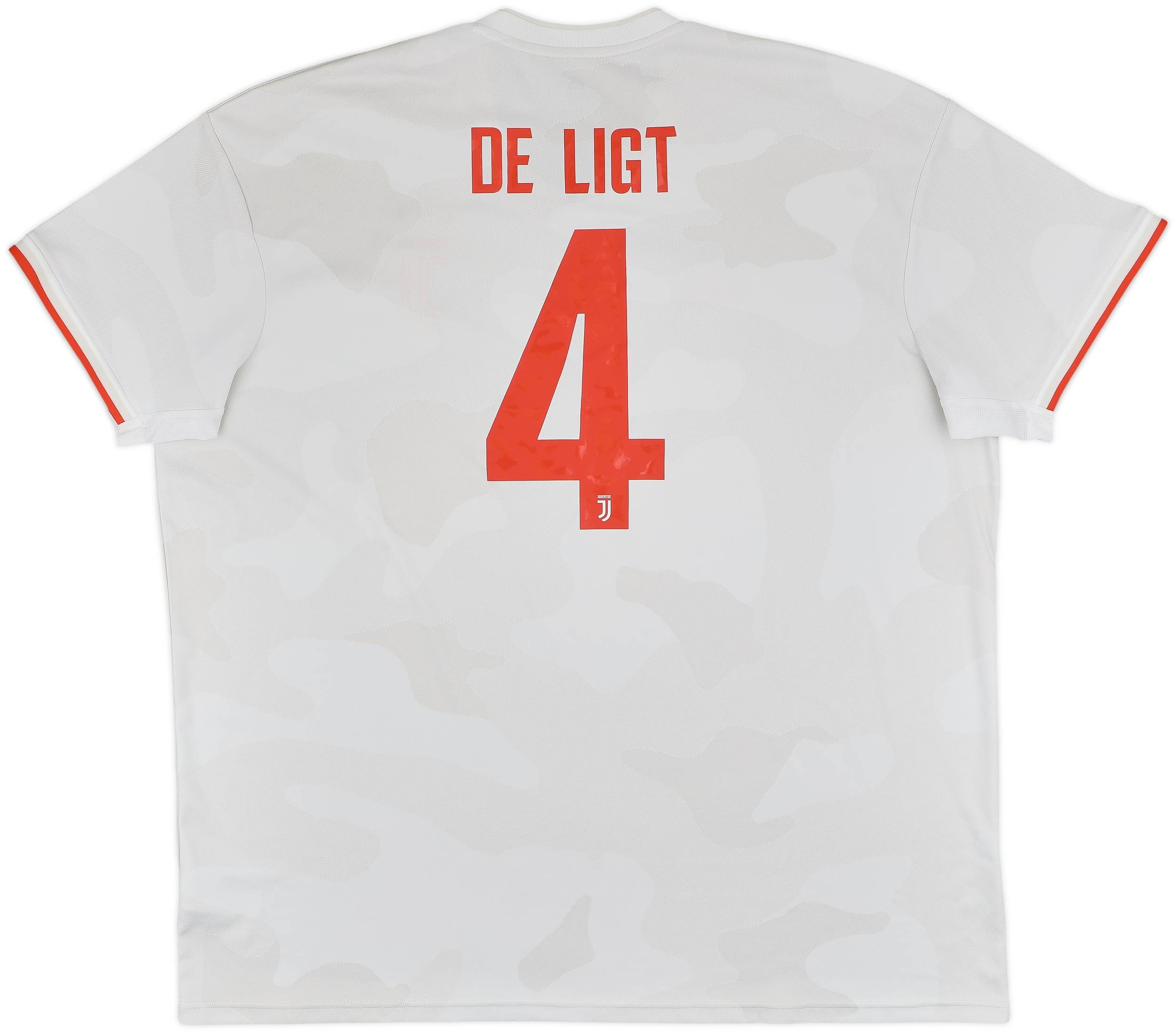 人気のファッションブランド！ 2019-20 Juventus Away Shirt De Ligt #4 - 9/10 - (3XL) ウェア