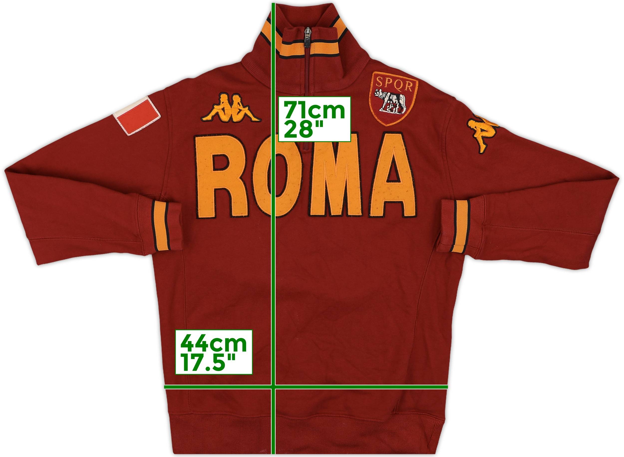 今ならほぼ即納！ Kappa Roma 2008-09 1/4 (S) - 7/10 - Jacket Track Zip ウェア