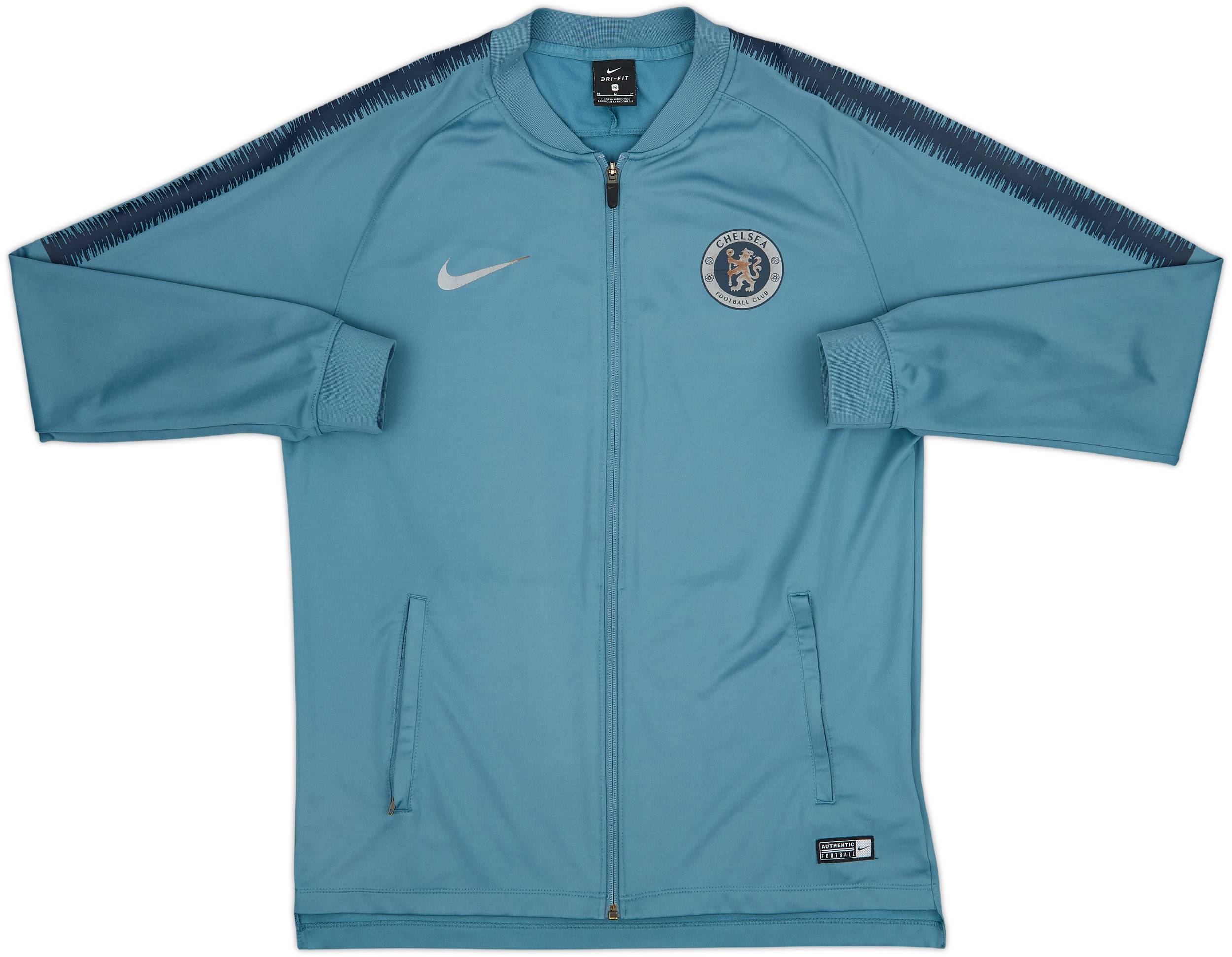 Nike Chelsea FC Trim Full Zip Track Jacket Blue White Men's