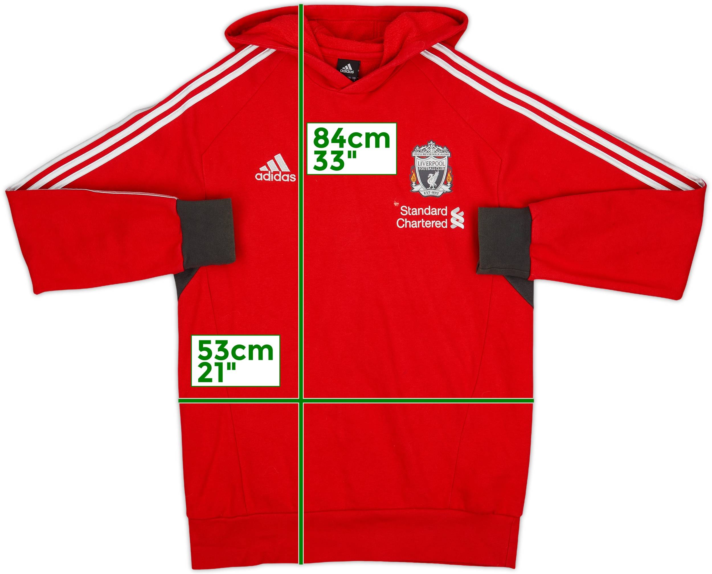 2011 2012 Liverpool Fc Gerrard Kit Adidas Medium M Grey Away