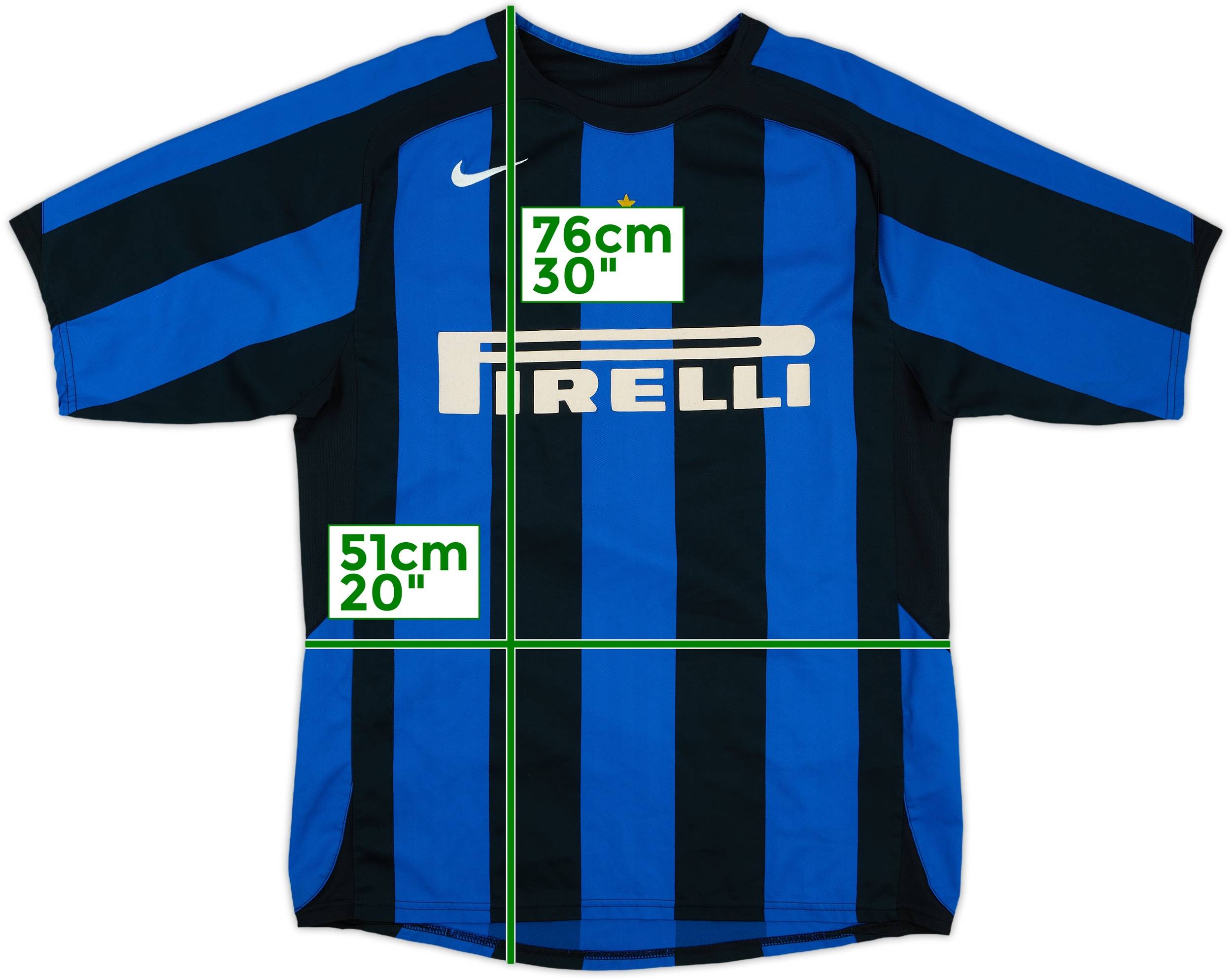 【爆売りセール開催中！】 2005-06 (M) - 7/10 - Shirt Home Milan Inter トップス