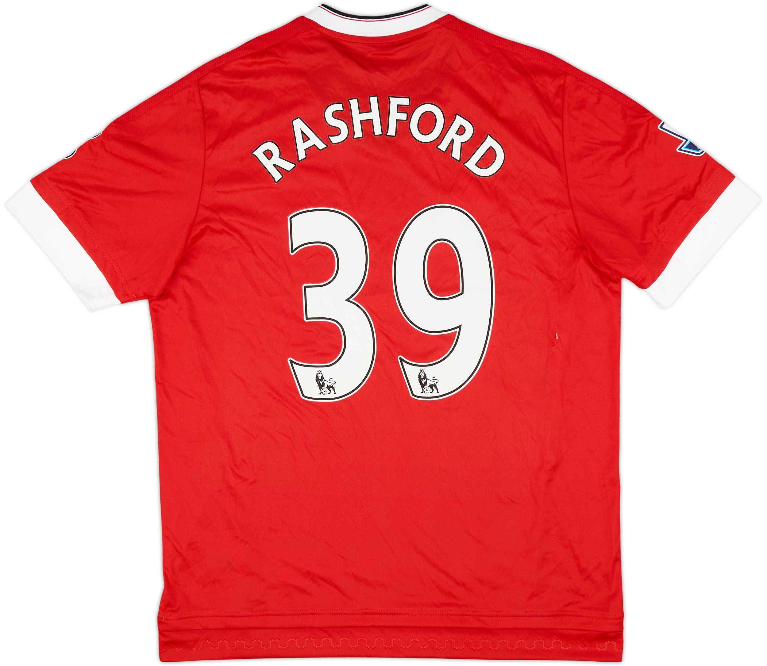 2015-16 Manchester United Home Shirt Rashford #39 (L)