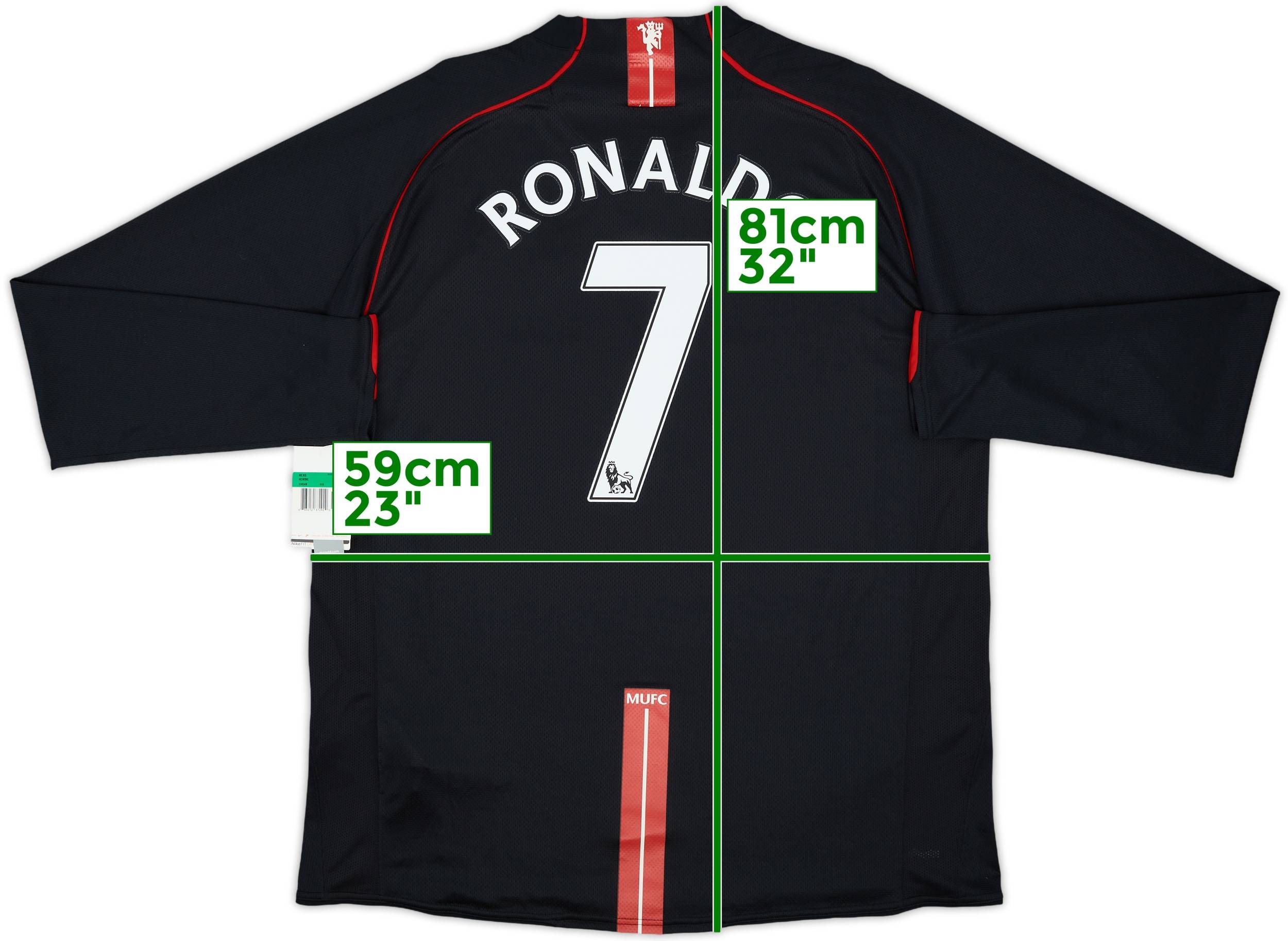 【正規03-05ManchesterUnited away Ronaldo#7】 Vintage Nike 03-05 Manchester United Away Ronaldo #7 Jersey