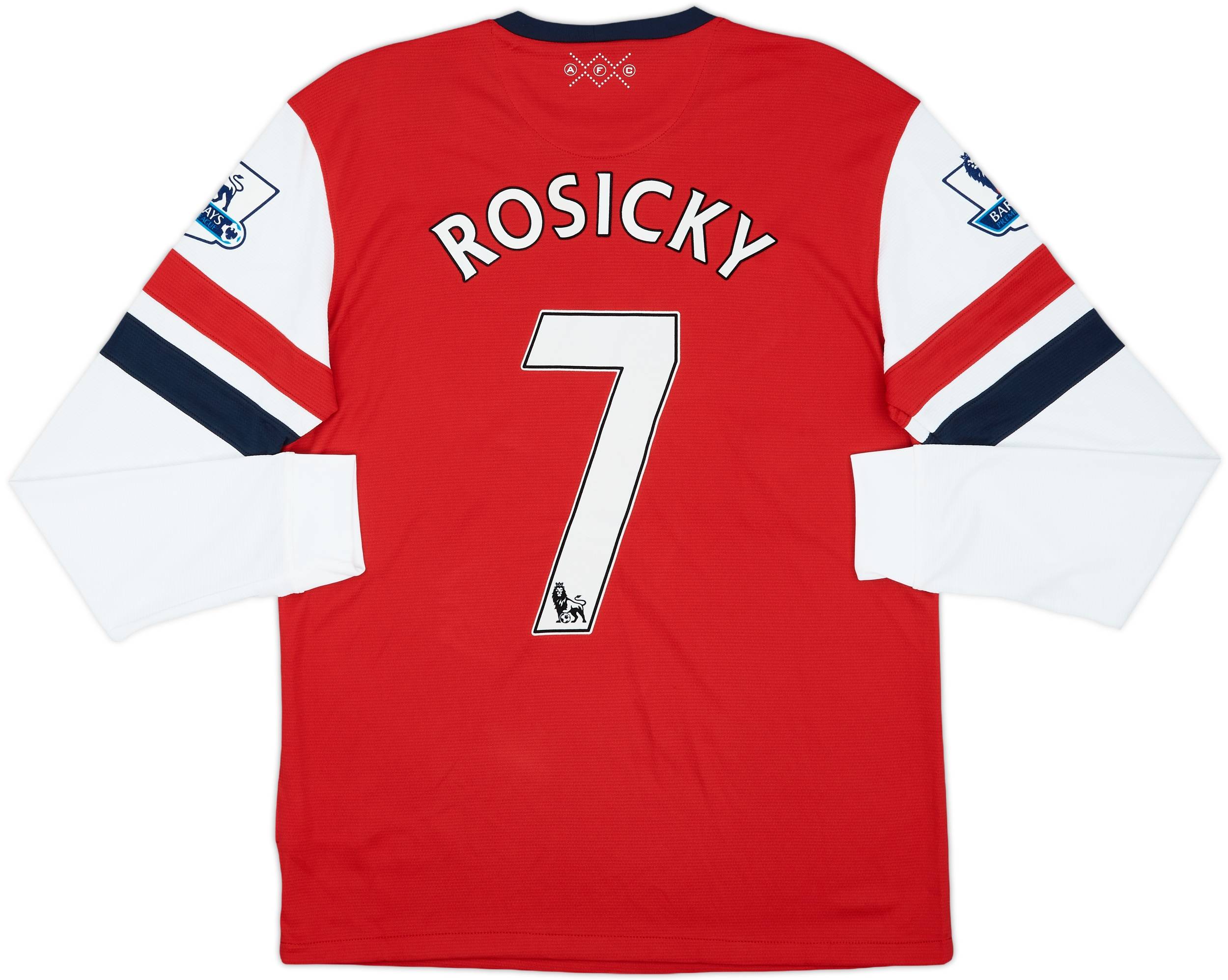 2012-14 Arsenal Home L/S Shirt Rosicky #7 (M)