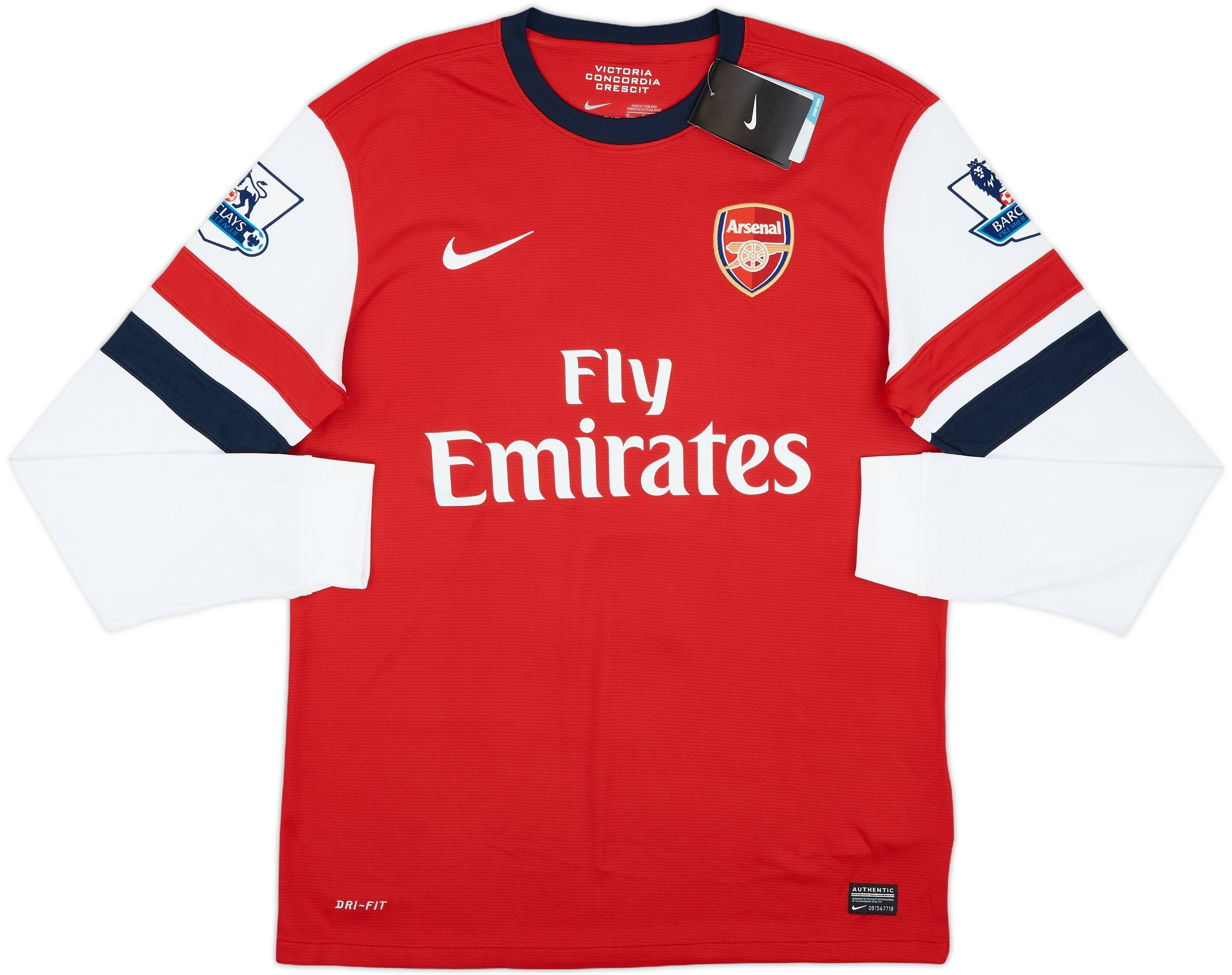 2012-14 Arsenal Home L/S Shirt Rosicky #7 (M)