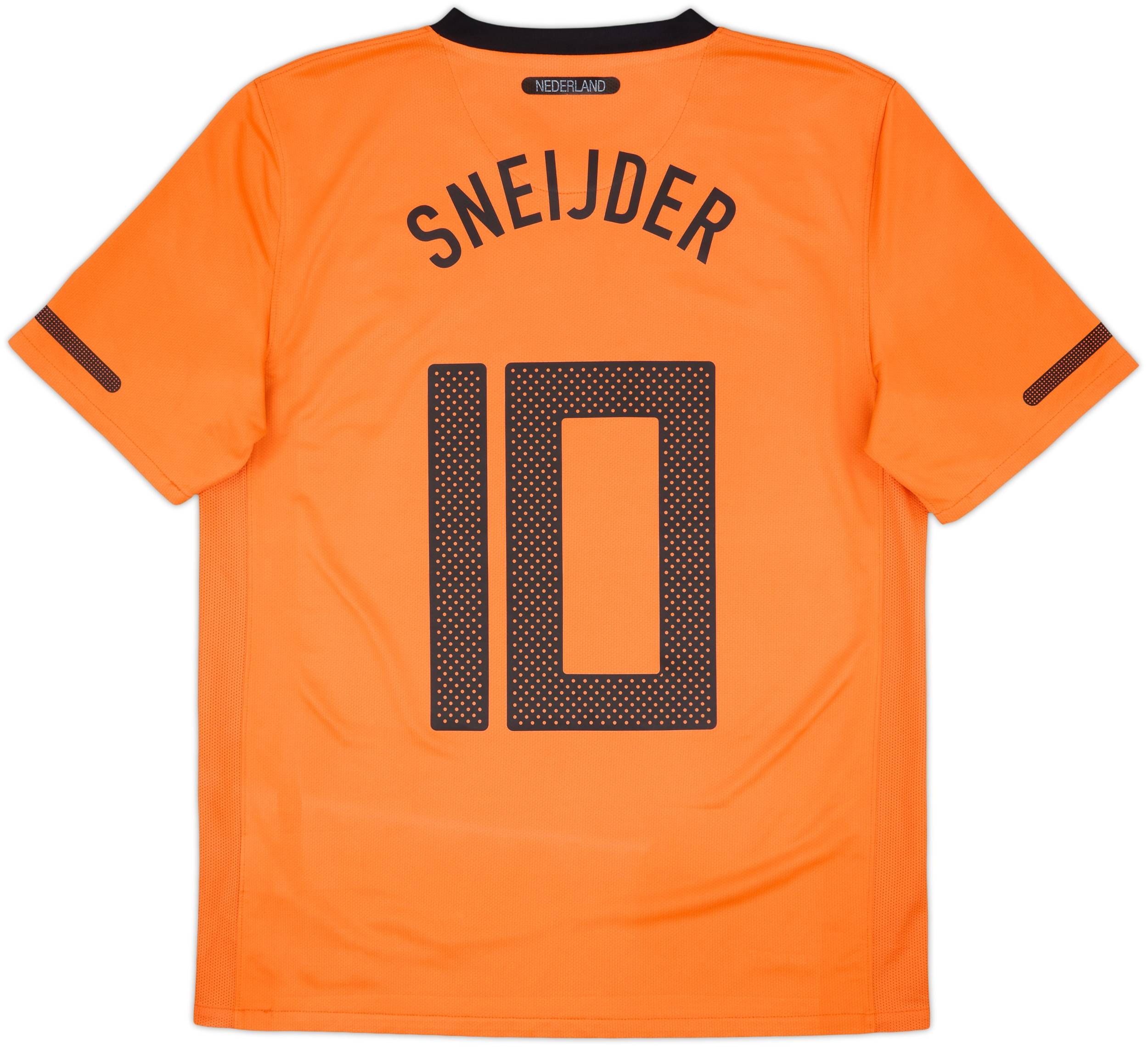 2010-11 Netherlands Home Shirt Sneijder #10 - 7/10 - (M)