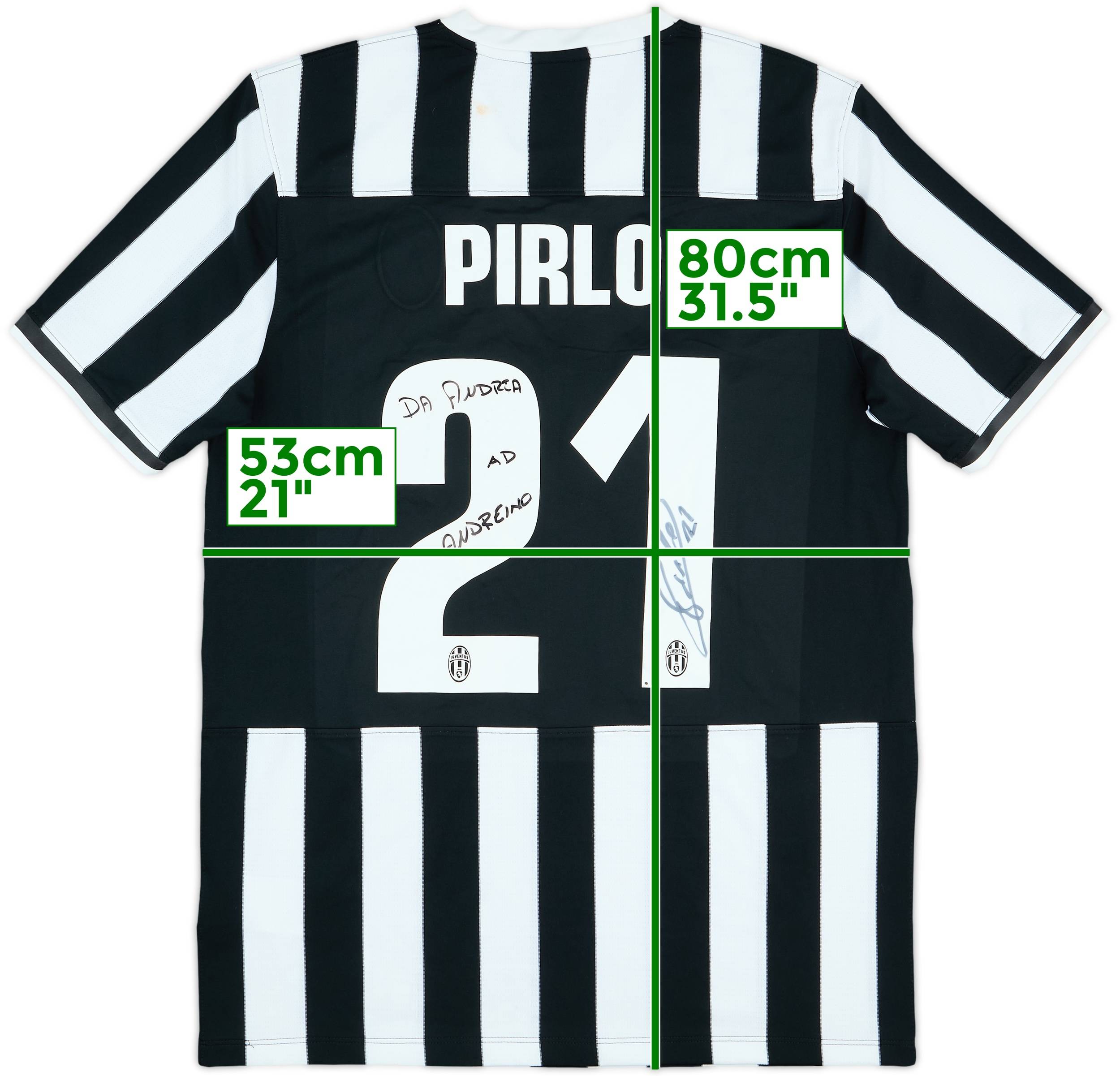 Juventus 14/15 #21 PIRLO Homekit Nameset Printing