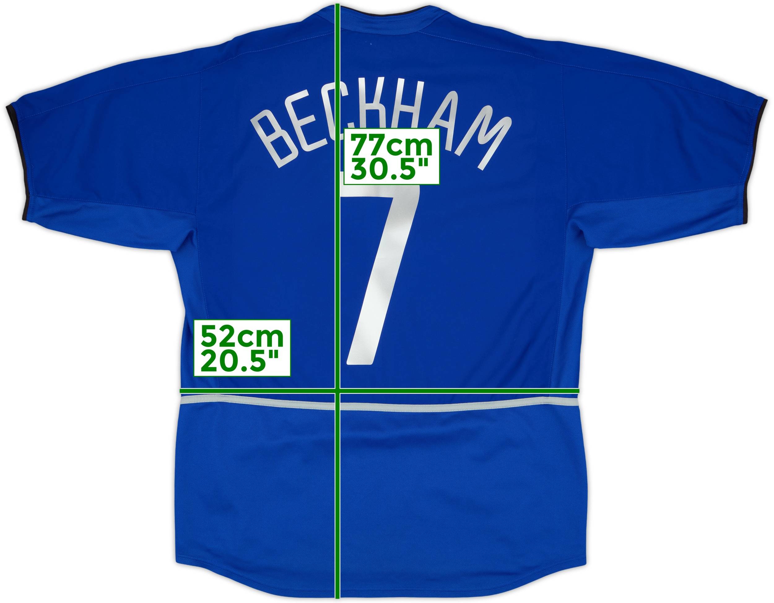 2002-03 Manchester United Third Shirt Beckham #7 - 6/10 - (L)