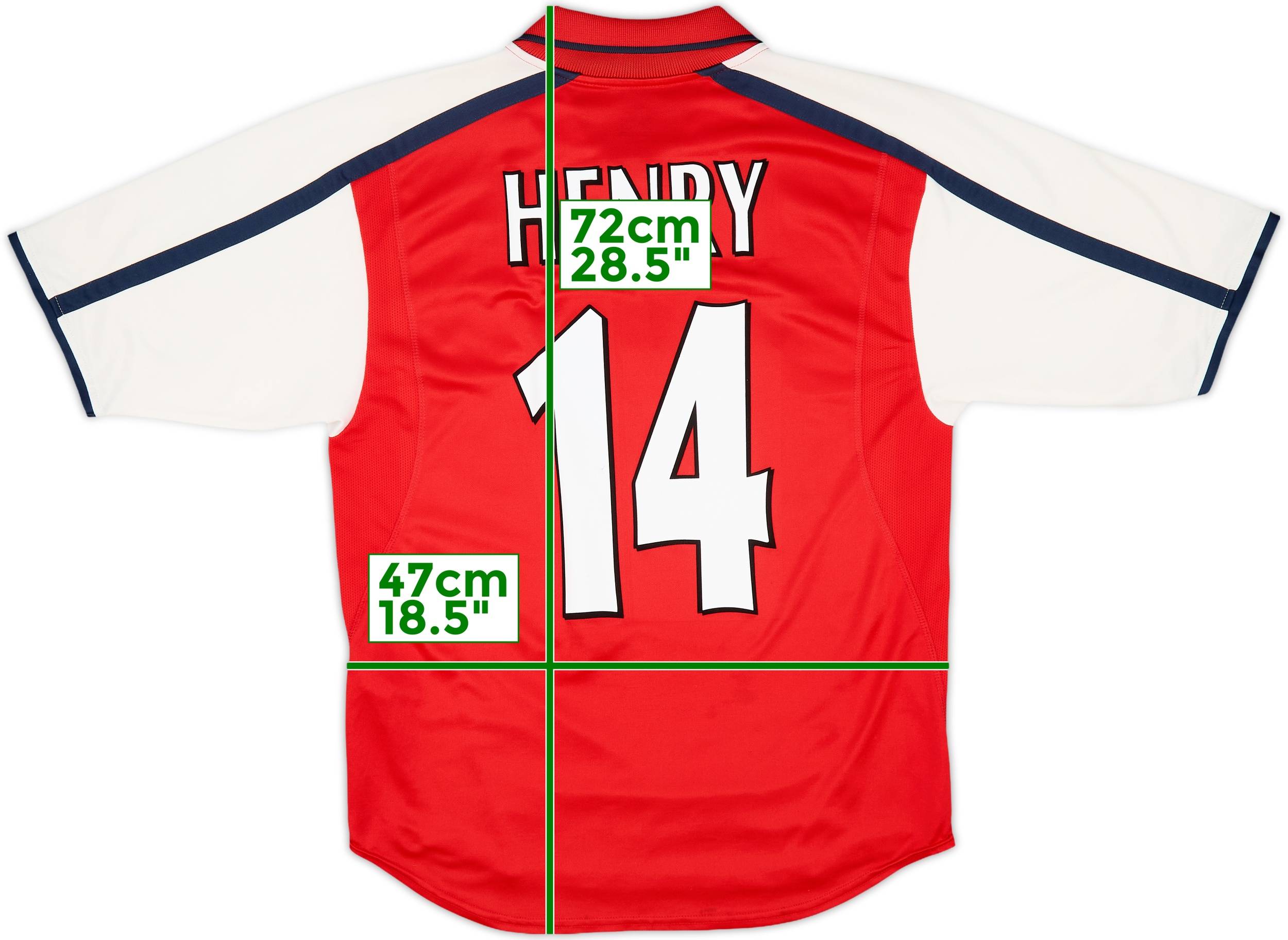 送料無料◆2025新品  - #14 Henry Shirt Home Arsenal 2000-02 9/10 (S) - ウェア
