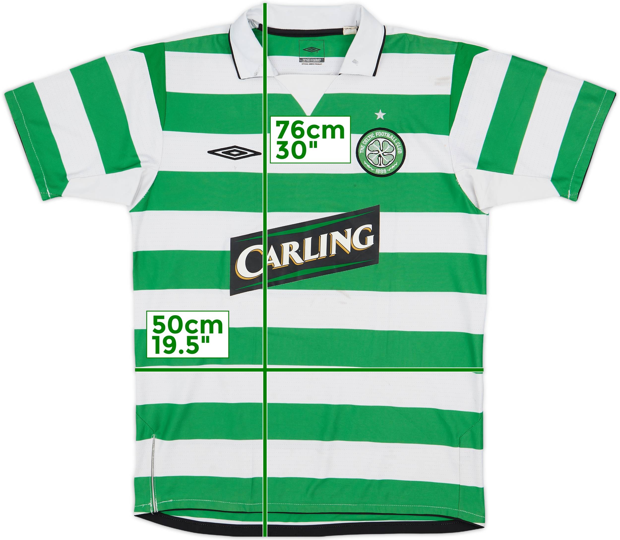 2004/05 Celtic Vintage Umbro Home Football Shirt (L