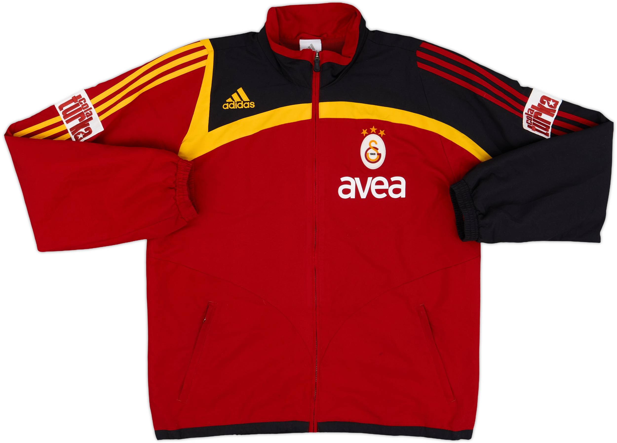 よく見る「芸能人が愛用 2007-08 Galatasaray adidas Track Jacket - 8/10 - (L/XL) 帽子