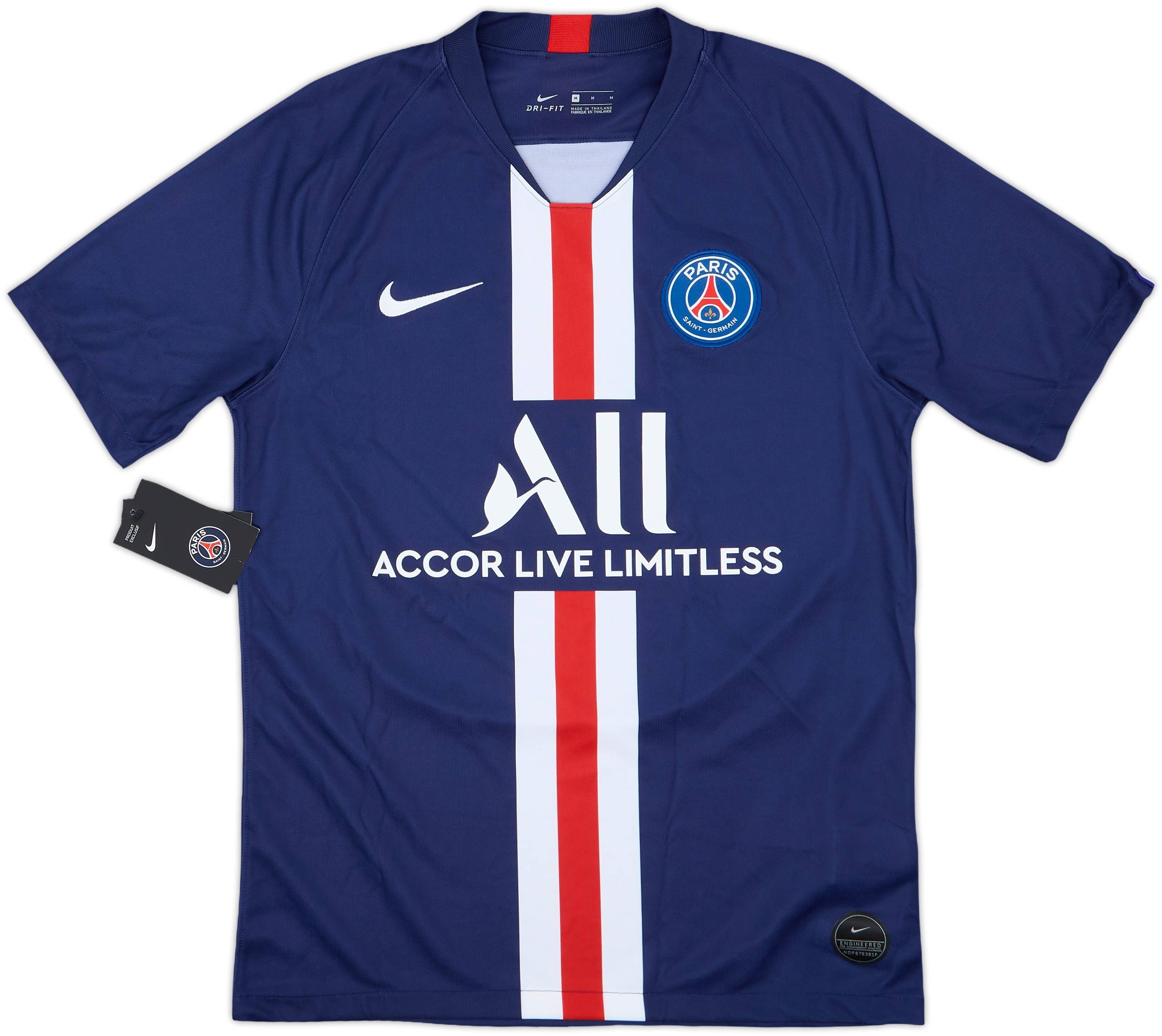 最先端 2019-20 (M) #7 Mbappe Shirt Home Saint-Germain Paris ウェア