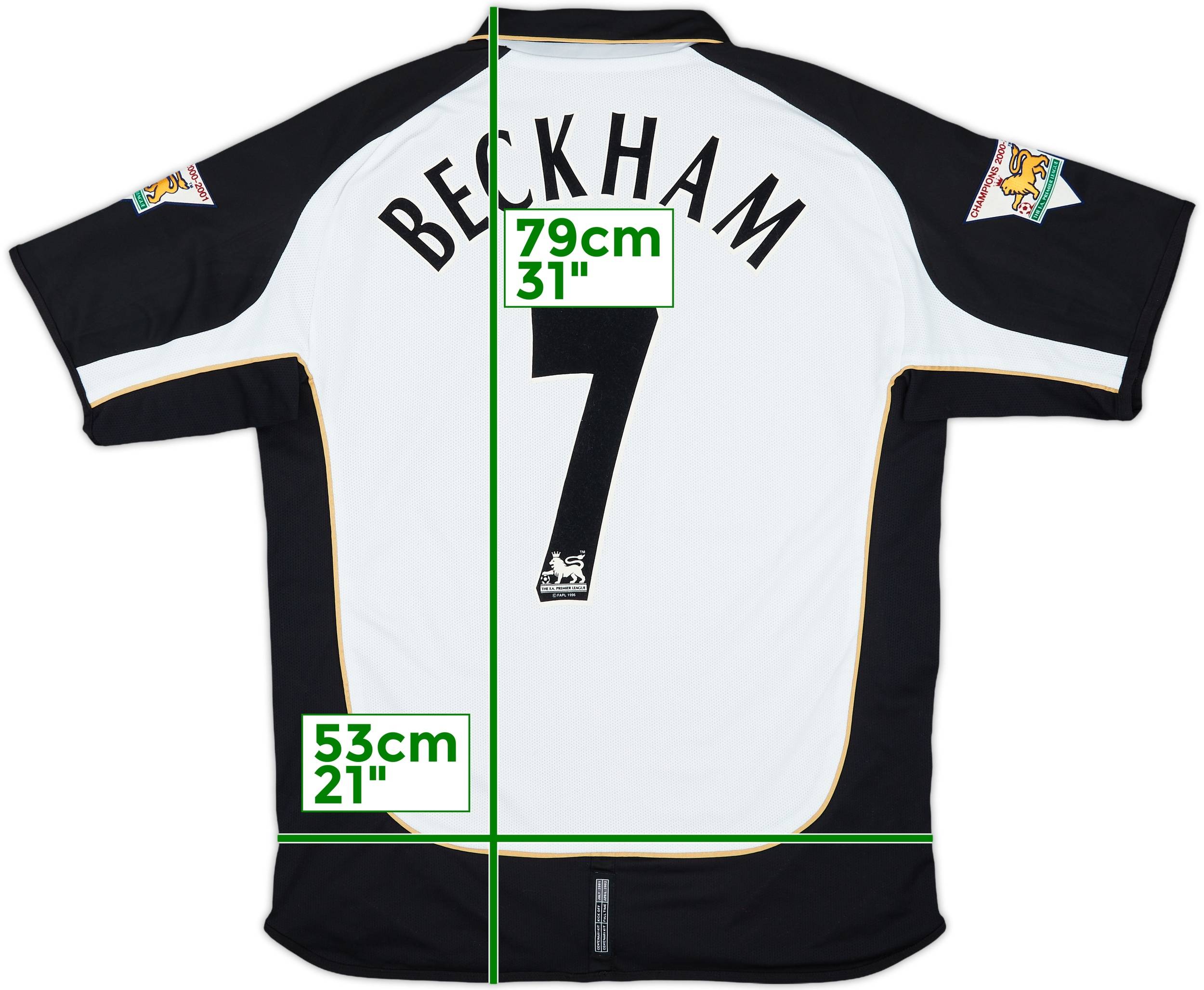 【正規01/02マンチェスターU away 3rd L/S Beckham#7】 正規01/02マンチェスターU away 3rd L/S Beckham#7】 - メルカリ
