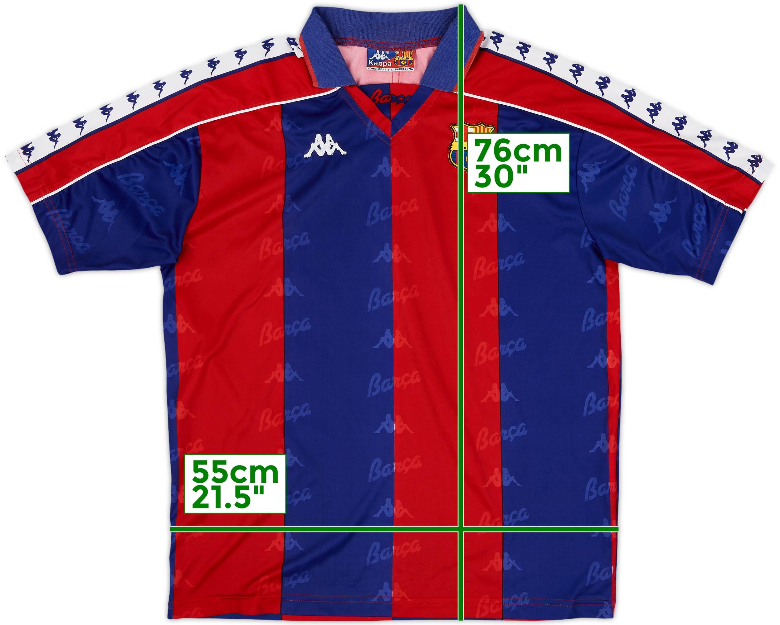 1992-95 Barcelona Home Shirt - 7/10 - (L)